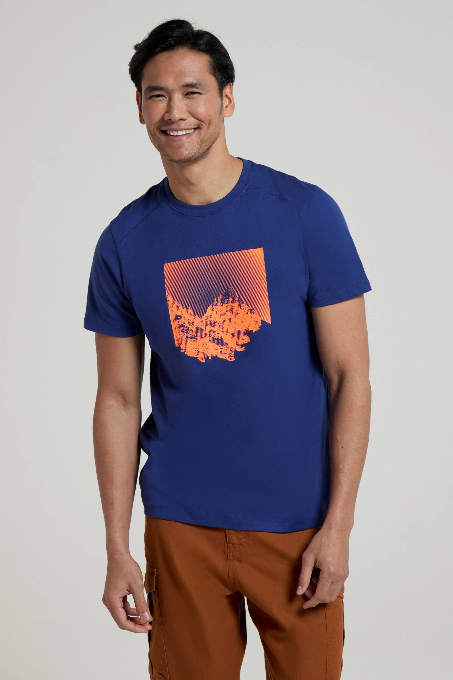 Sunrise Herren T-Shirt - Marineblau von Mountain Warehouse