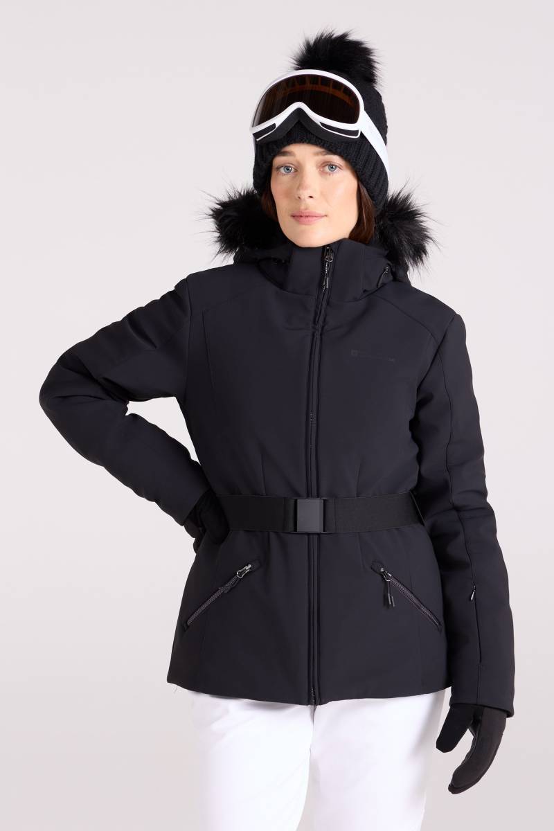 Swiss Damen Softshell-Skijacke - Schwarz von Mountain Warehouse