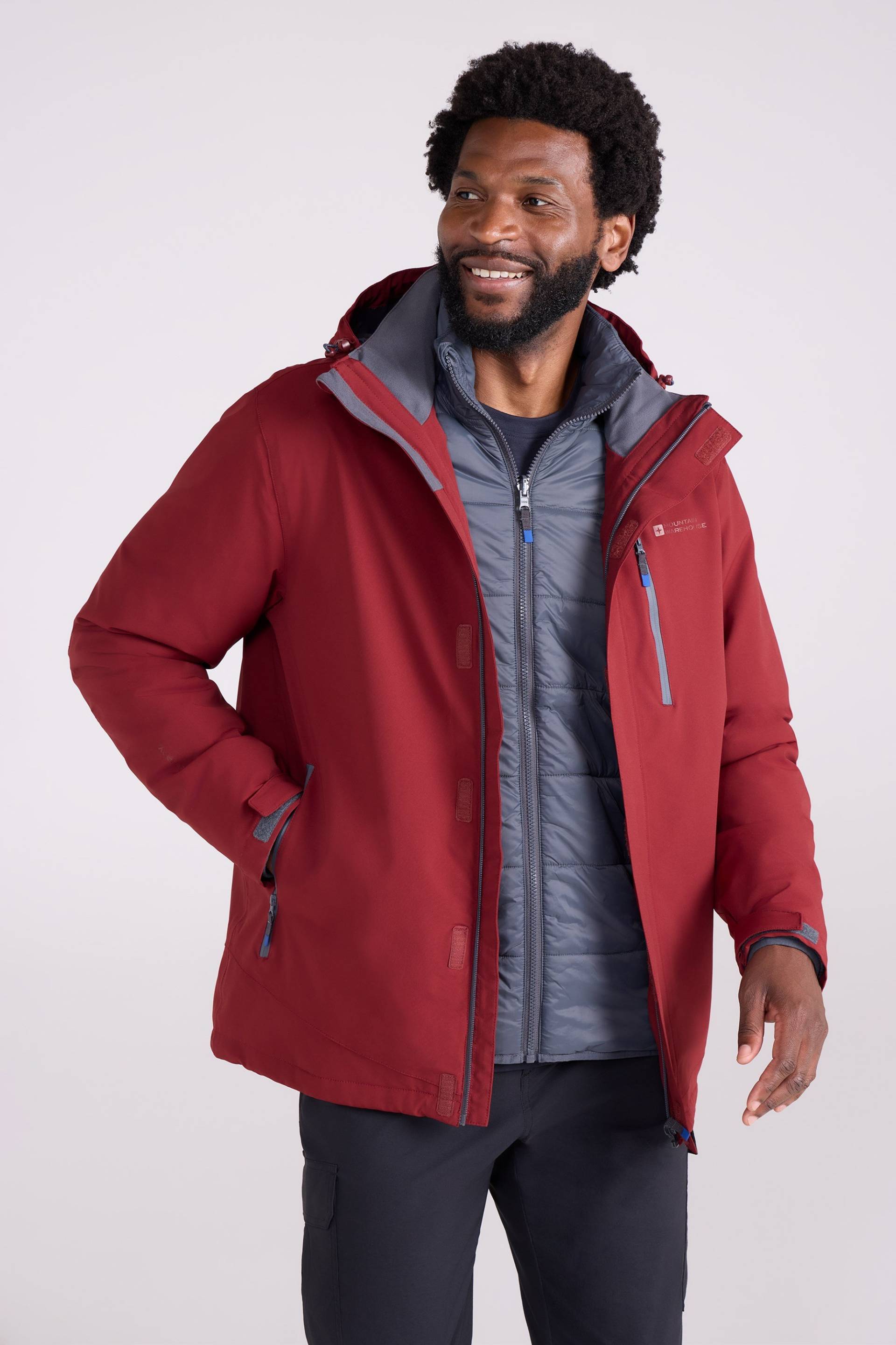 Sycamore 3-in-1-Wasserdichte Jacke - Orange Sycamore 3-in-1-Wasserdichte Jacke - Orange von Mountain Warehouse