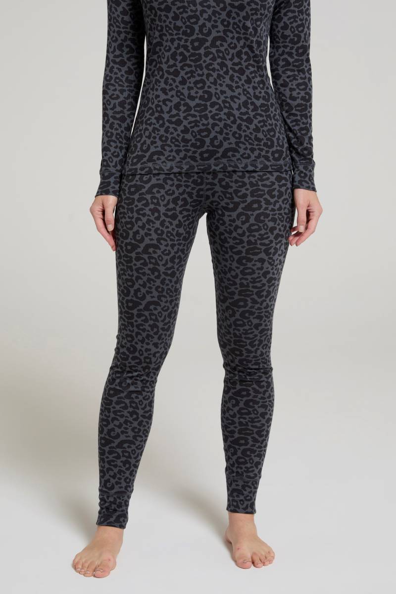 Talus Gemusterte Damen Baselayer-Hose - Grau von Mountain Warehouse