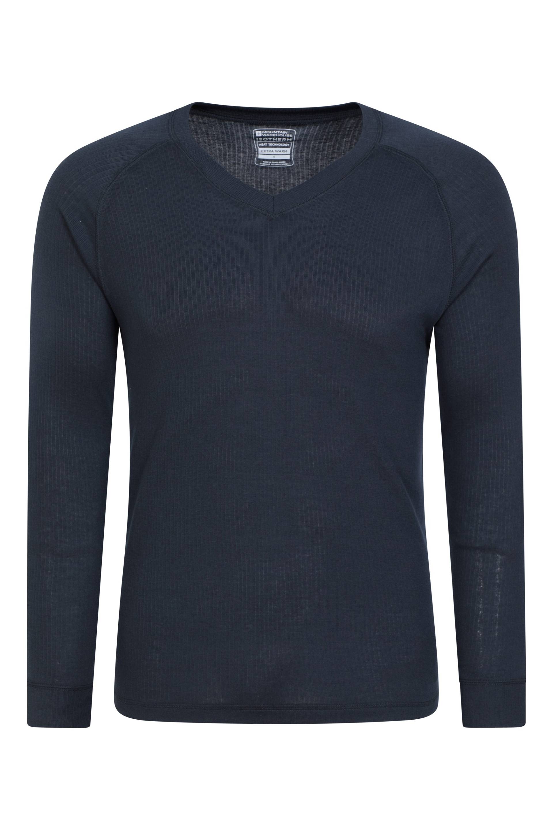 Talus Herren Baselayer-Top mit V-Ausschnitt - Marineblau Talus Herren Baselayer-Top mit V-Ausschnitt - Marineblau von Mountain Warehouse