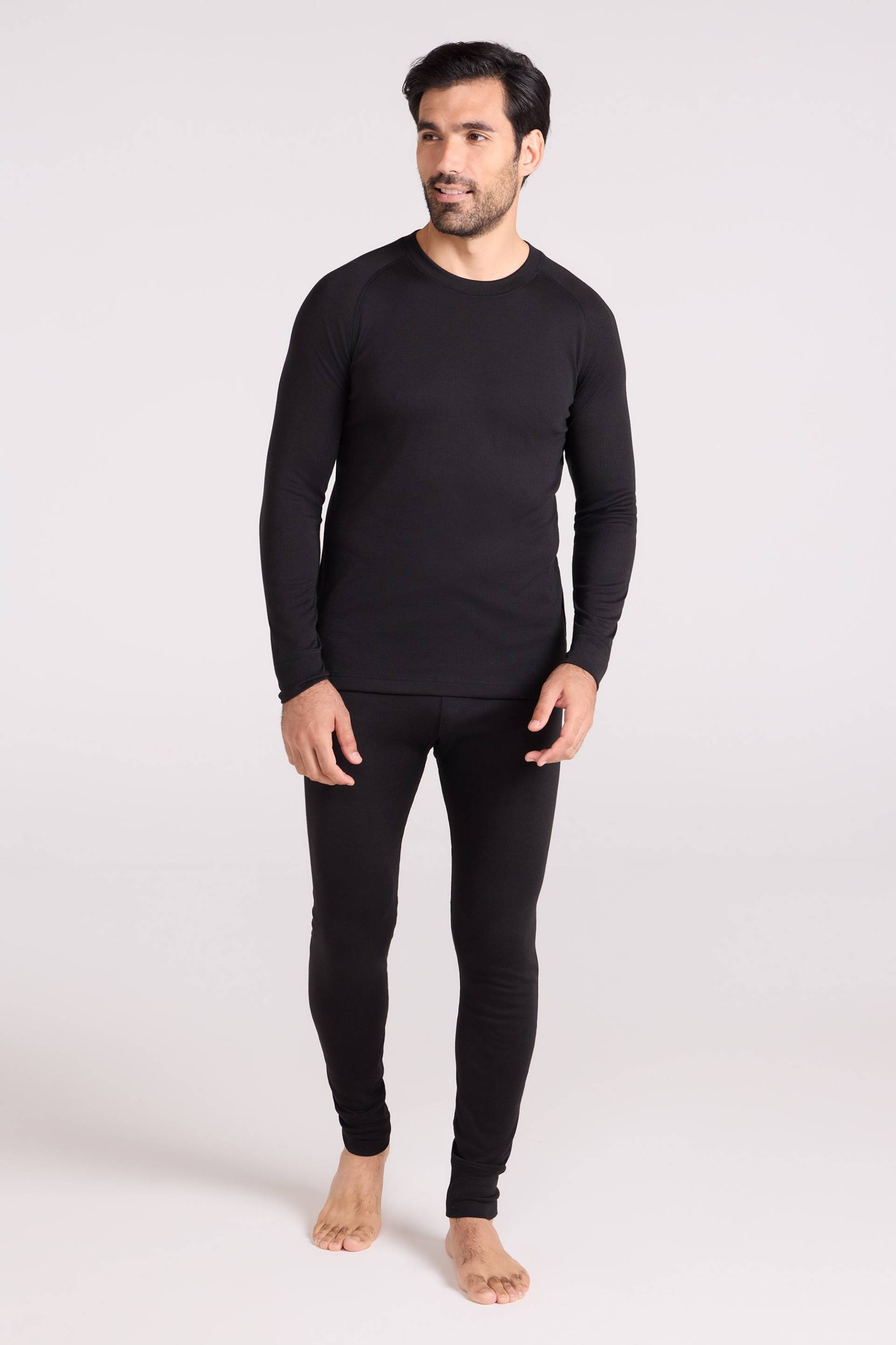 Talus Herren Thermoset mit Top und Hose - Schwarz Talus Herren Thermoset mit Top und Hose - Schwarz von Mountain Warehouse