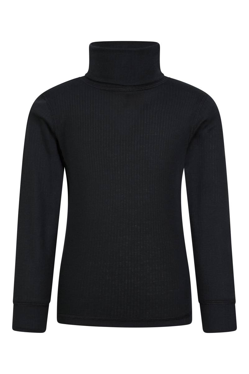 Talus Kinder Rollkragen-Oberteil - Schwarz von Mountain Warehouse