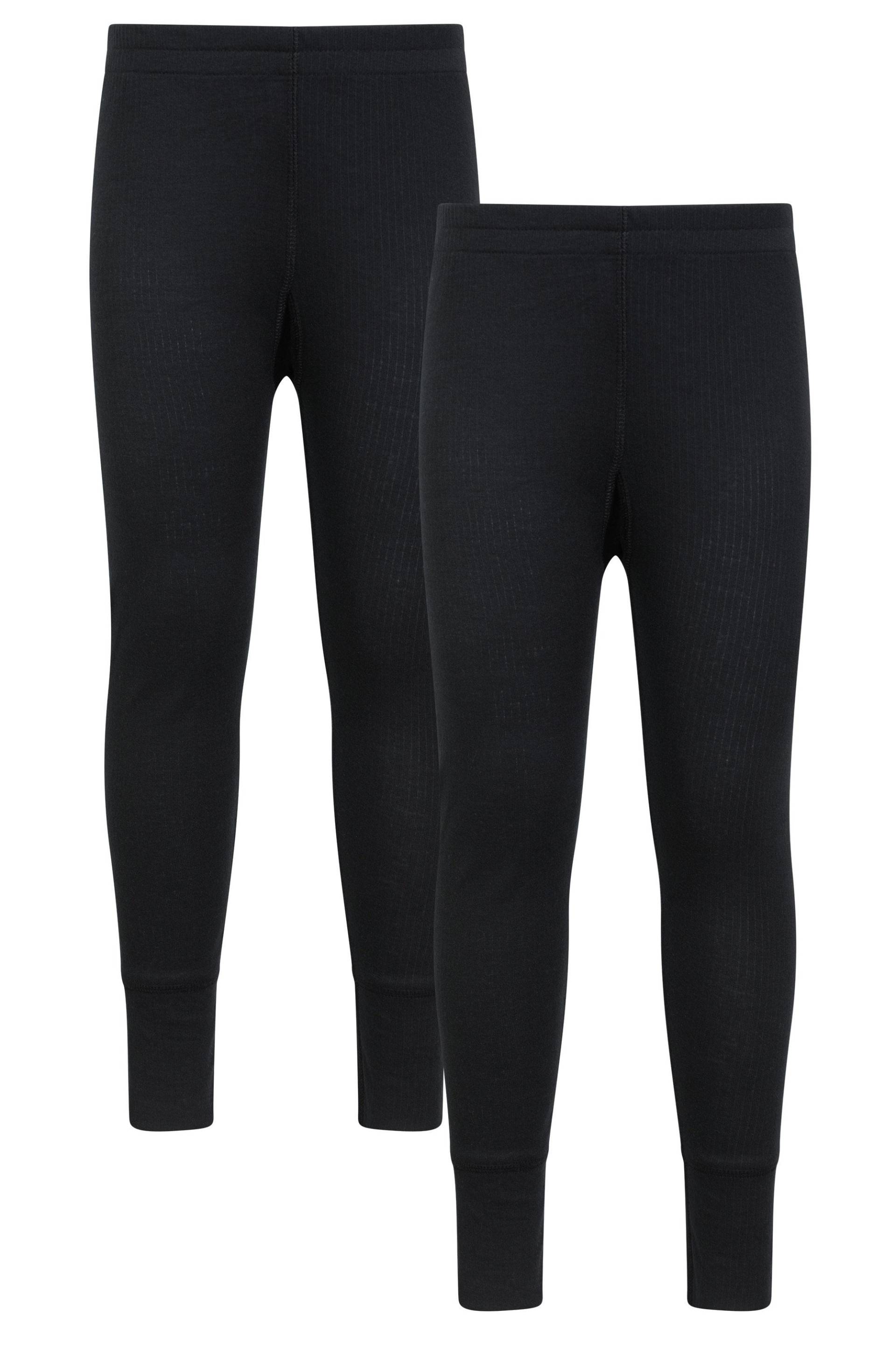 Talus Kinder-Basisschicht-Hose Multipack - Schwarz von Mountain Warehouse