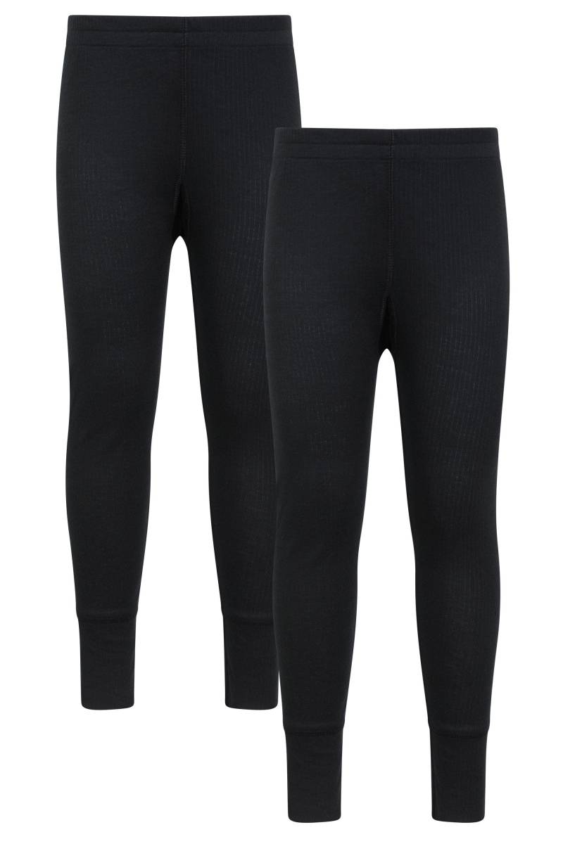 Talus Kinder-Basisschicht-Hose Multipack - Schwarz von Mountain Warehouse