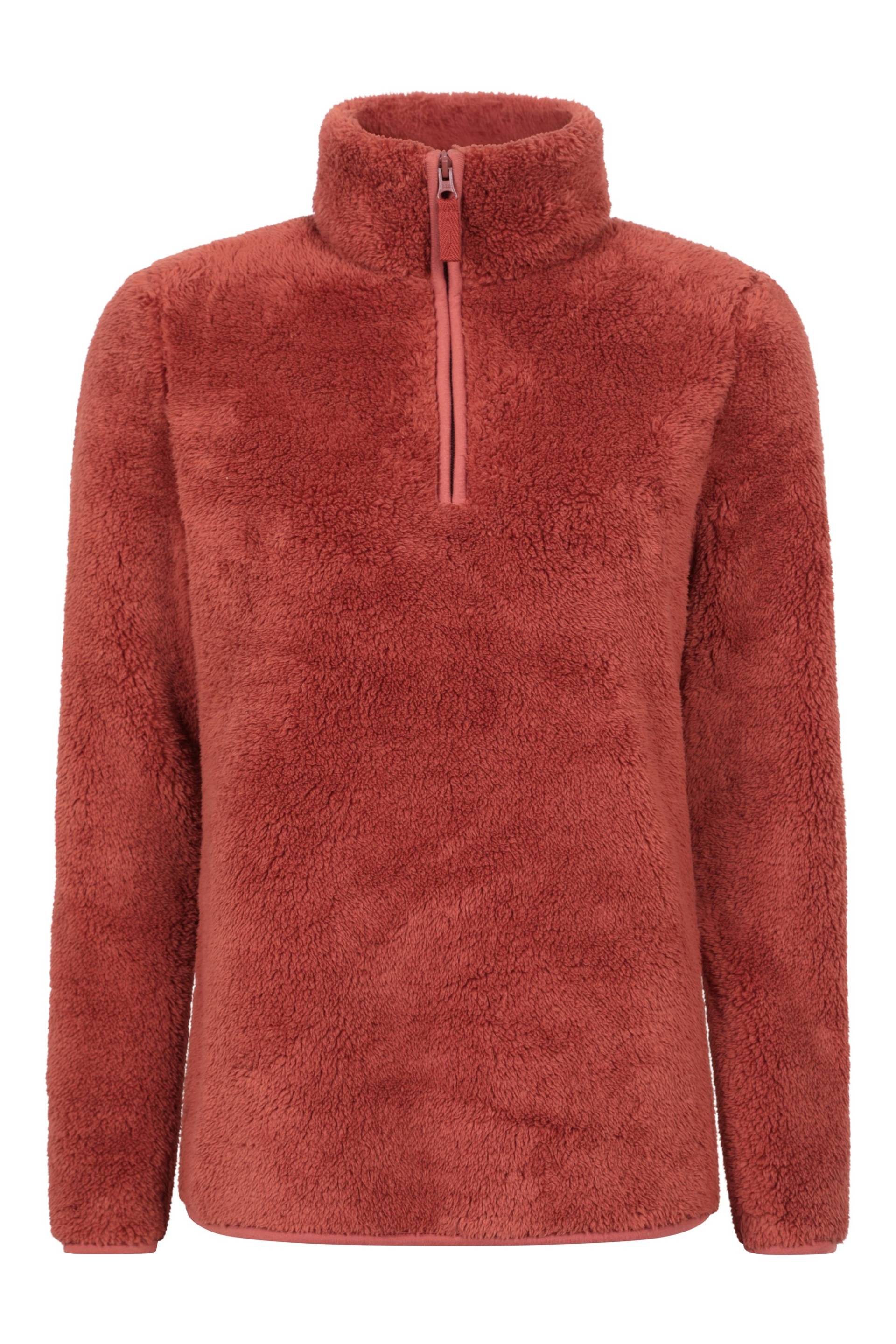 Teddy Damen Fleece-Pullover - Orange von Mountain Warehouse