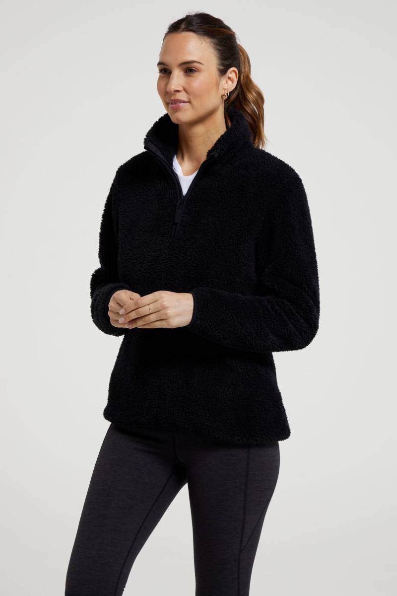 Teddy Damen Fleece-Pullover - Schwarz von Mountain Warehouse