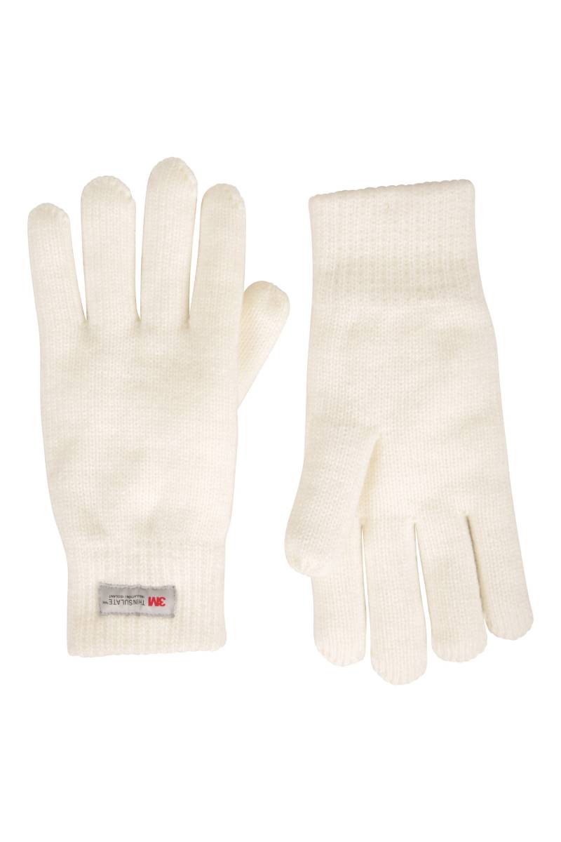 Thinsulate Damen-Strickhandschuhe - Weiss von Mountain Warehouse