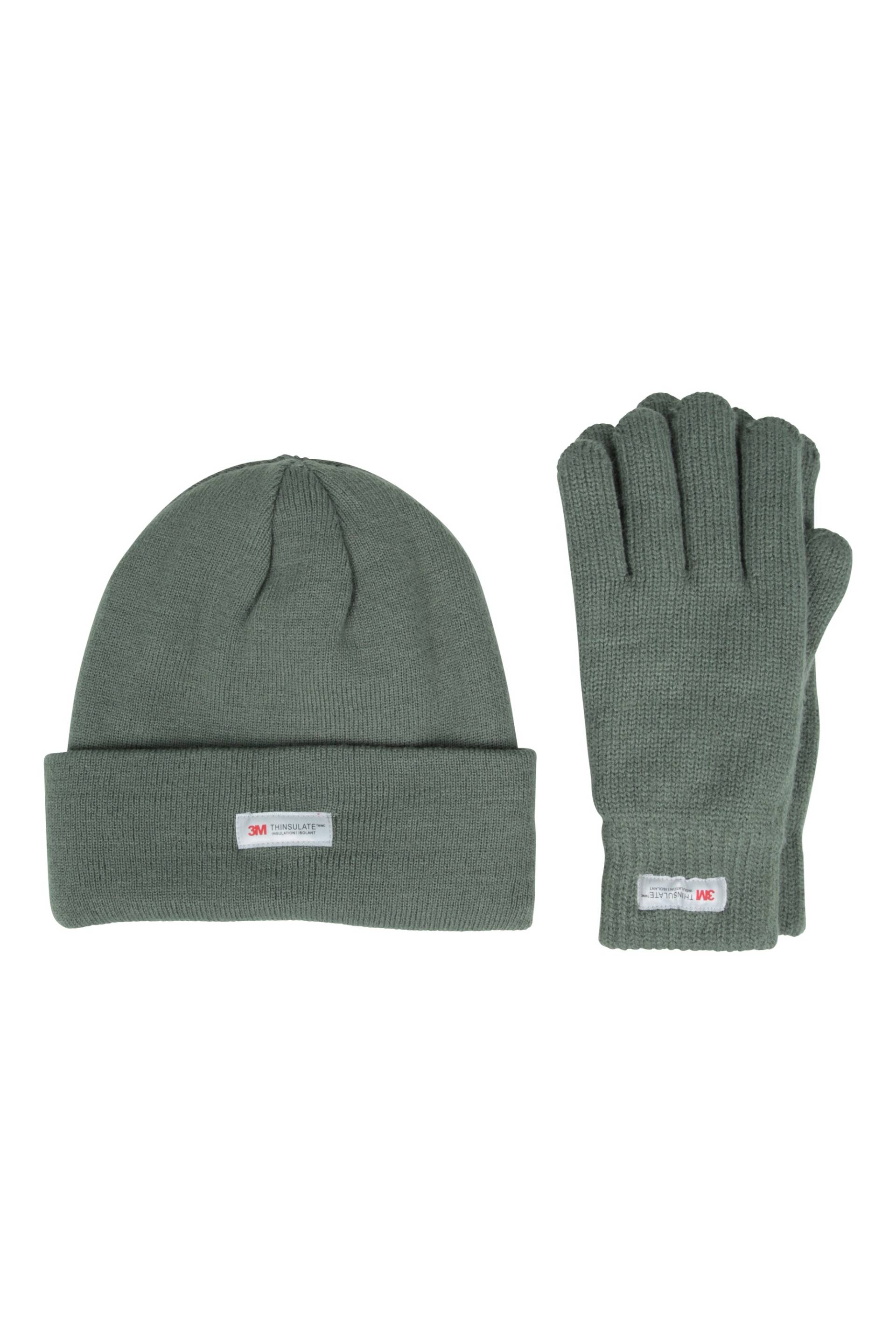 Thinsulate Gefüttertes Fleeceset Damenmütze und Handschuhe - Grün Thinsulate Gefüttertes Fleeceset Damenmütze und Handschuhe - Grün von Mountain Warehouse