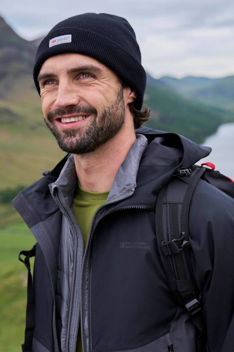 Thinsulate Herren Strickmütze - Schwarz von Mountain Warehouse