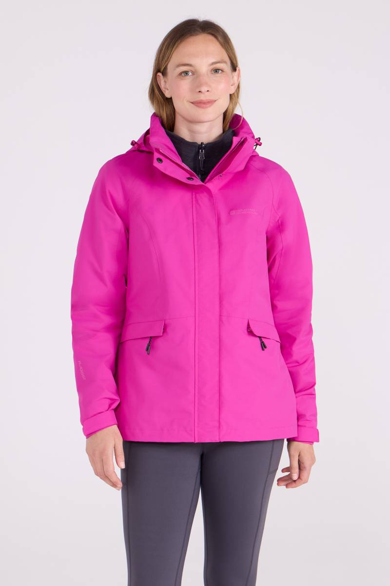 Thunderstorm II 3-in-1-Damenjacke - Intensiv Pink von Mountain Warehouse