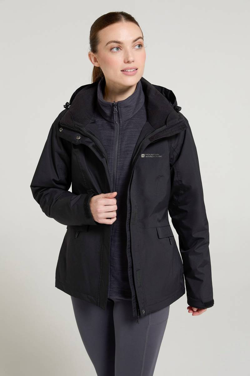 Thunderstorm II 3-in-1-Damenjacke - Schwarz von Mountain Warehouse