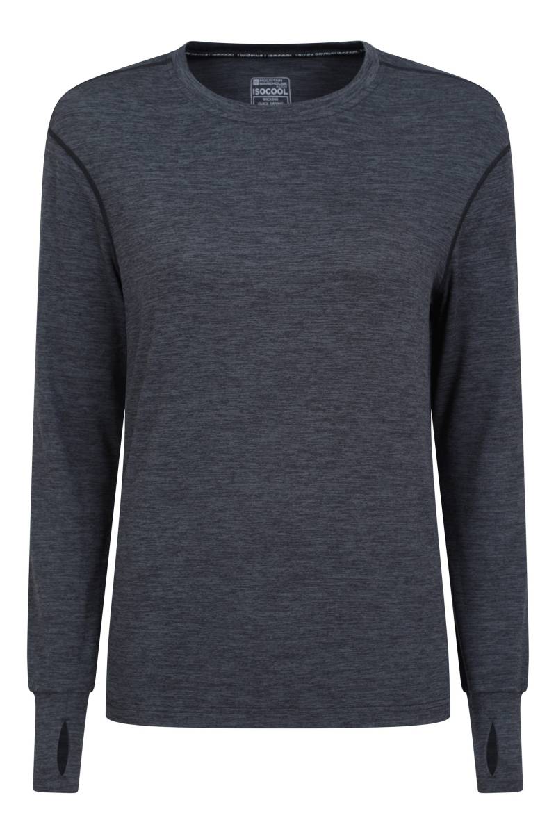 Time Trial Lauf-T-Shirt für Damen - Schwarz von Mountain Warehouse