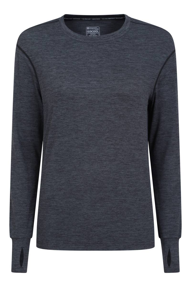 Time Trial Lauf-T-Shirt für Damen - Schwarz von Mountain Warehouse