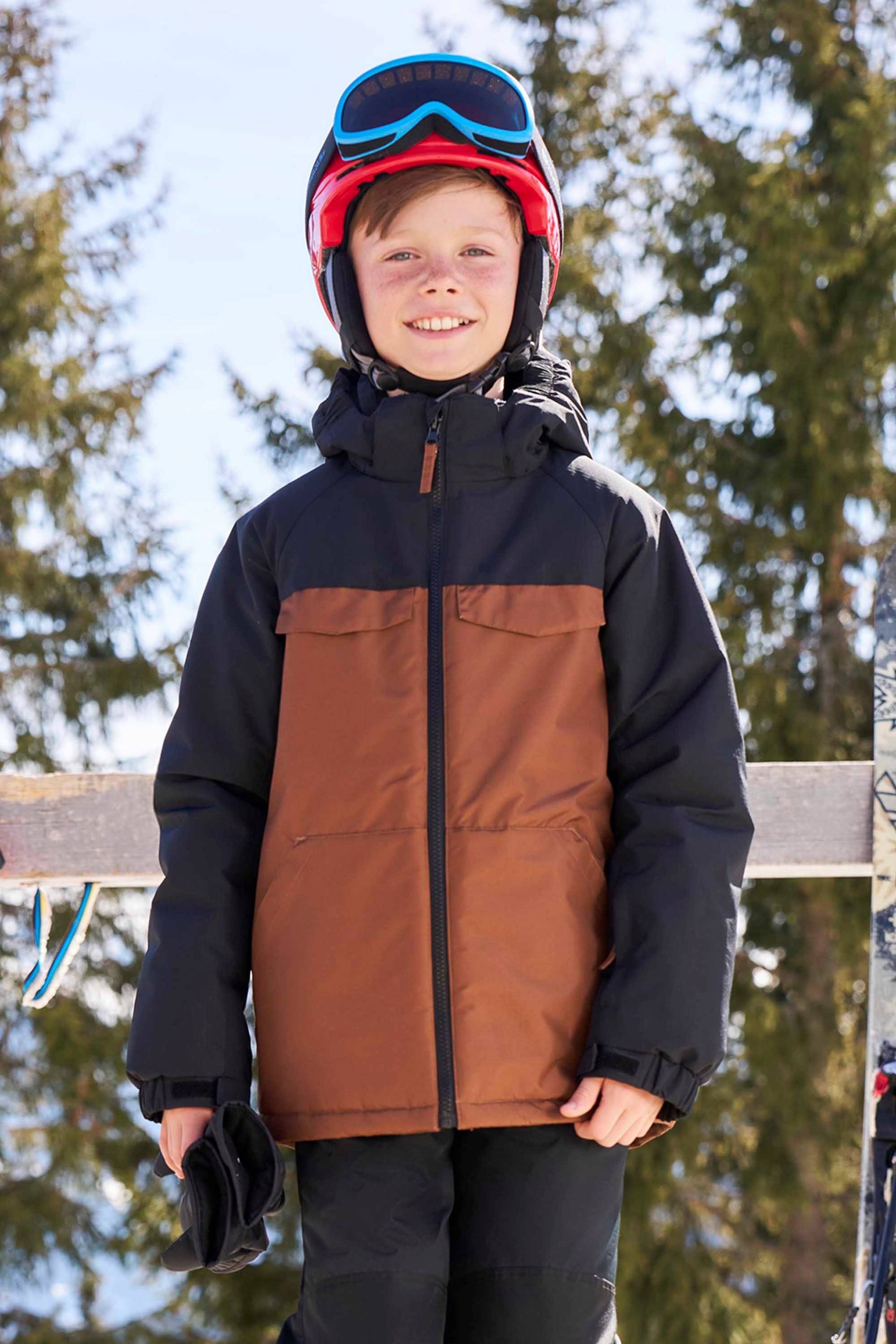 Titan Wasserabweisende Kinder-Skijacke - Schwarz von Mountain Warehouse