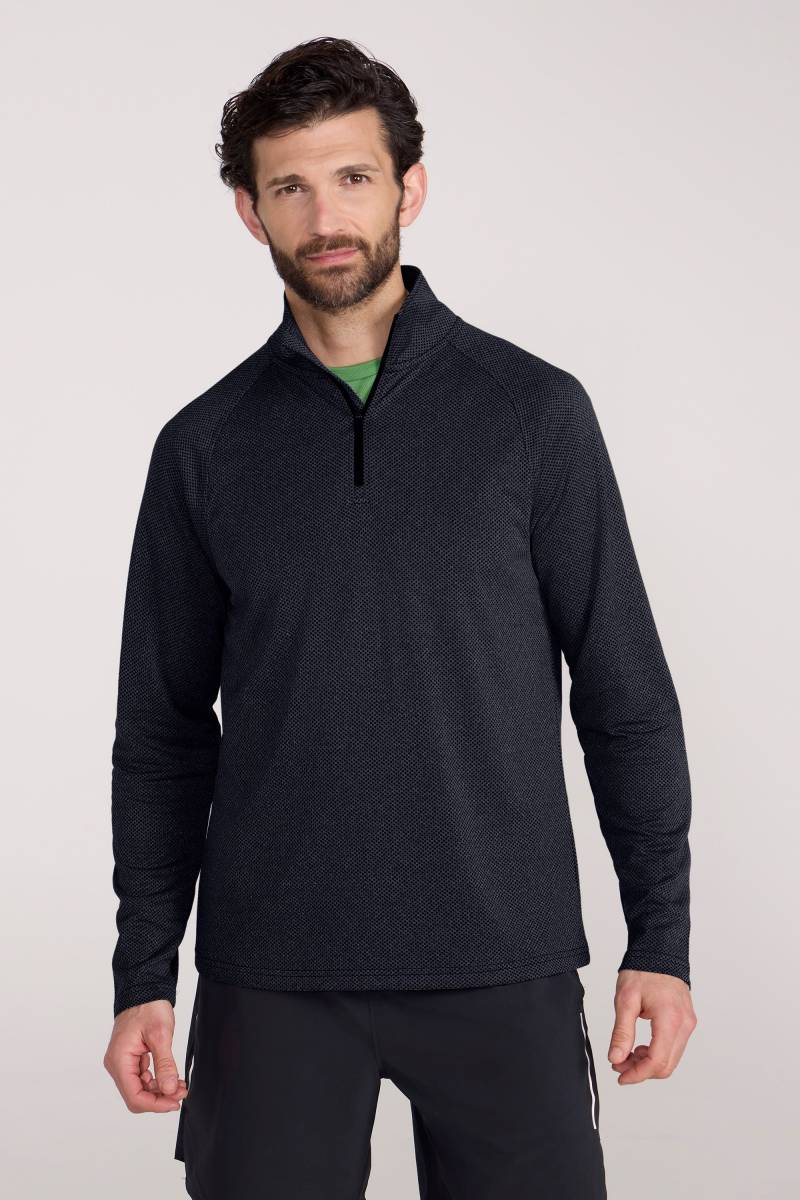 Top Spin Herren Midlayer mit Reißverschluss - Grau von Mountain Warehouse