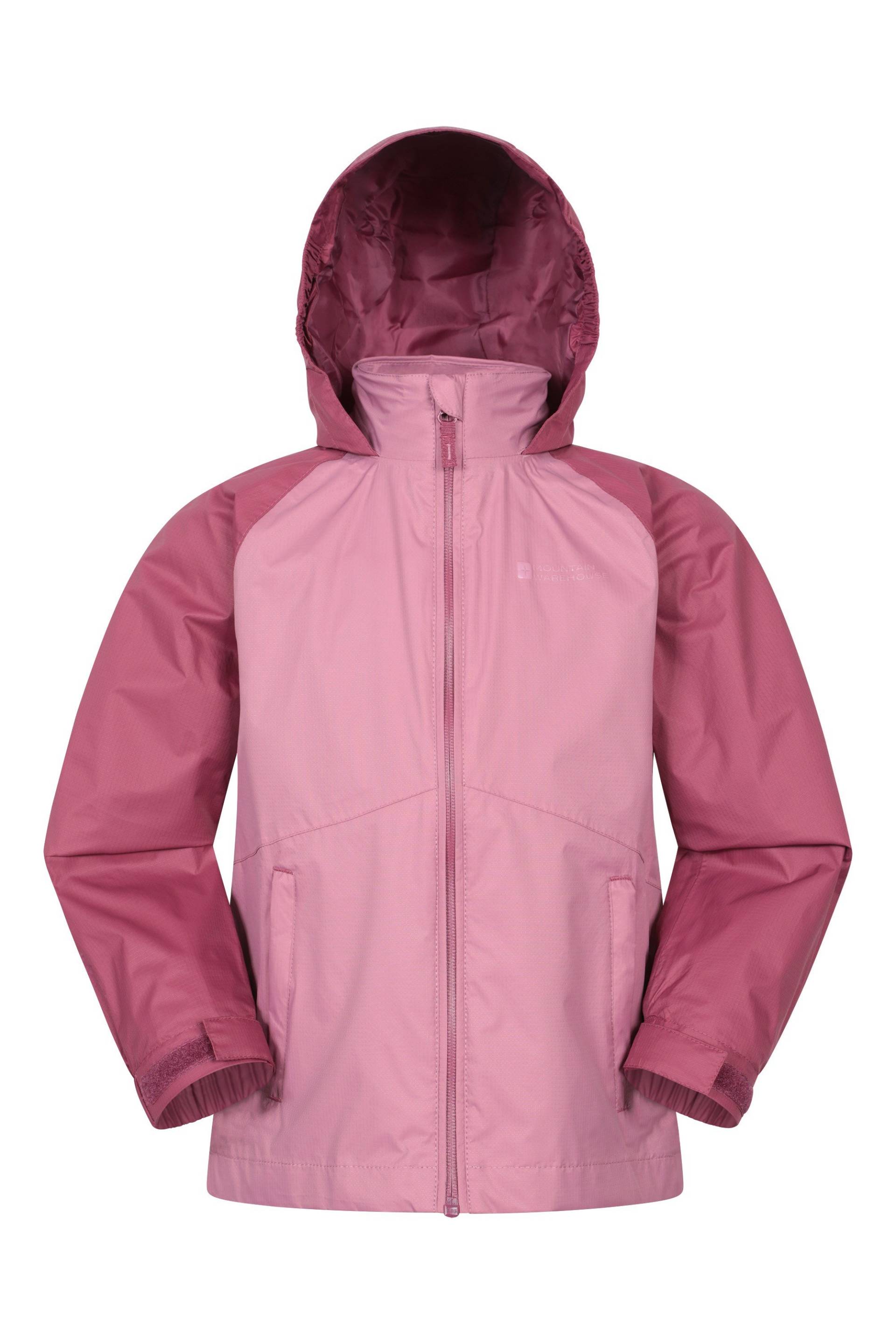 Torrent II Wasserdichte Kinder Jacke - Rosa von Mountain Warehouse