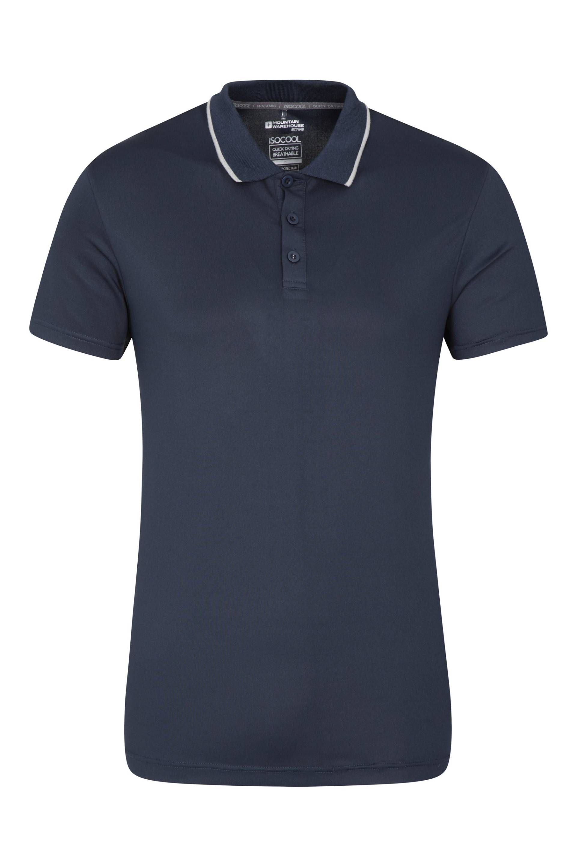 Tournament IsoCool Herren-Polo - Marineblau von Mountain Warehouse