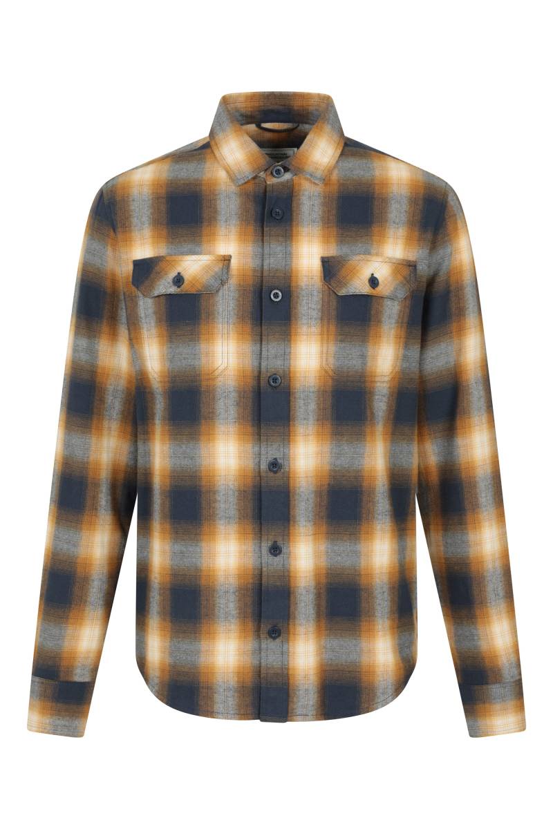 Trace Langärmliges Herren Flanellhemd - Gelb von Mountain Warehouse