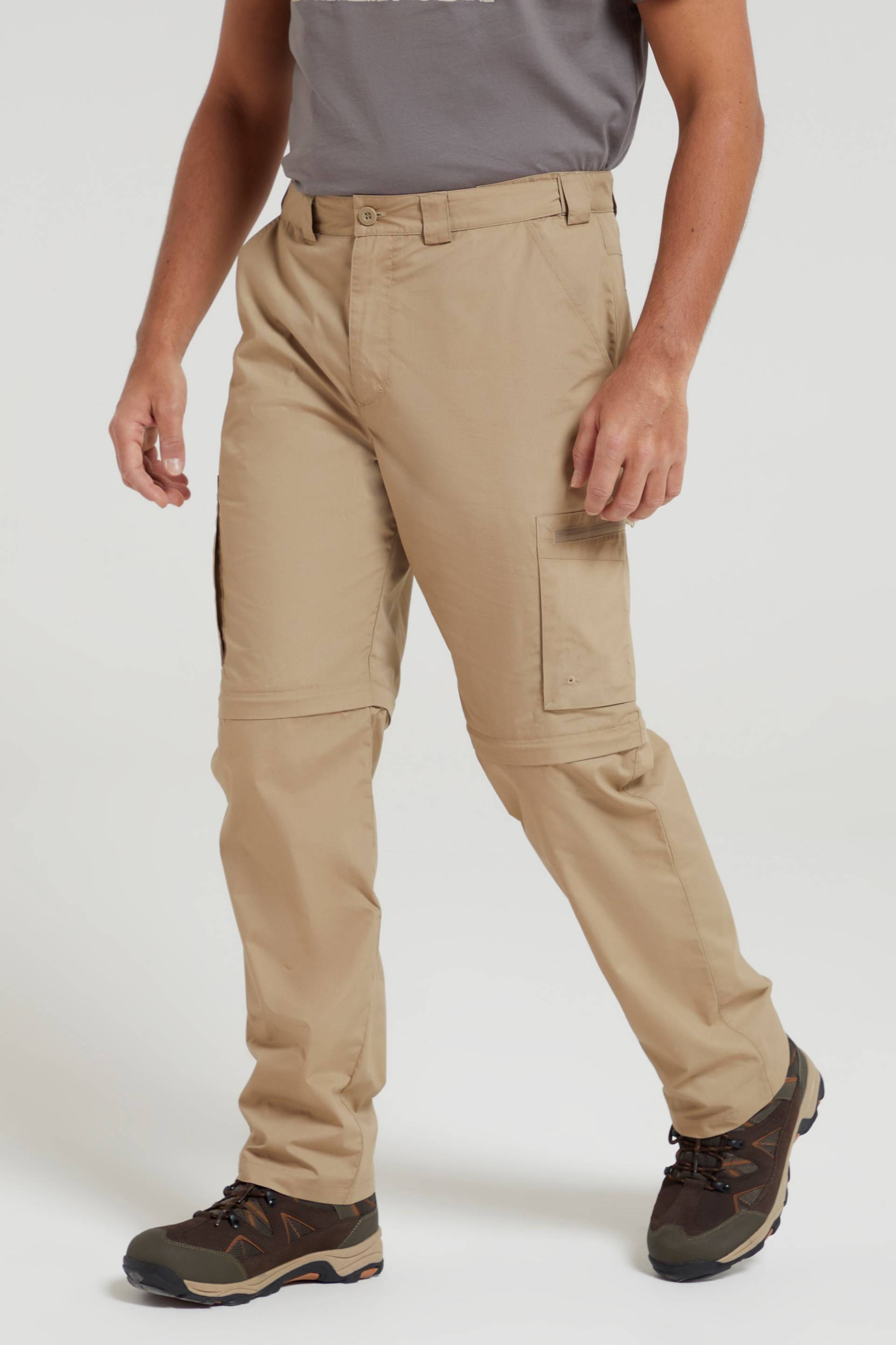 Trek Convertible Herrenhose - Beige von Mountain Warehouse