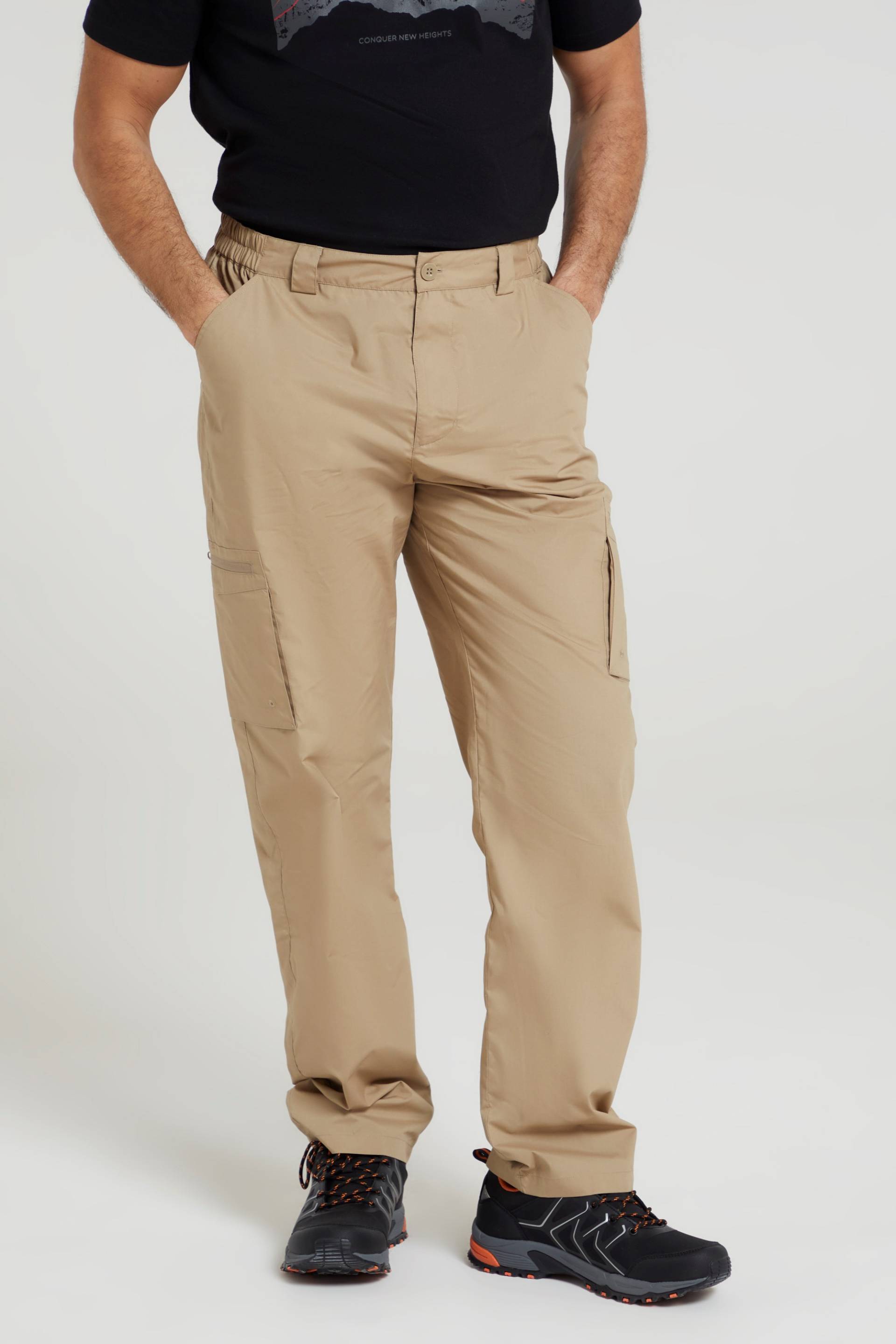 Trek II Herrenhose - reguläre Länge - Beige von Mountain Warehouse