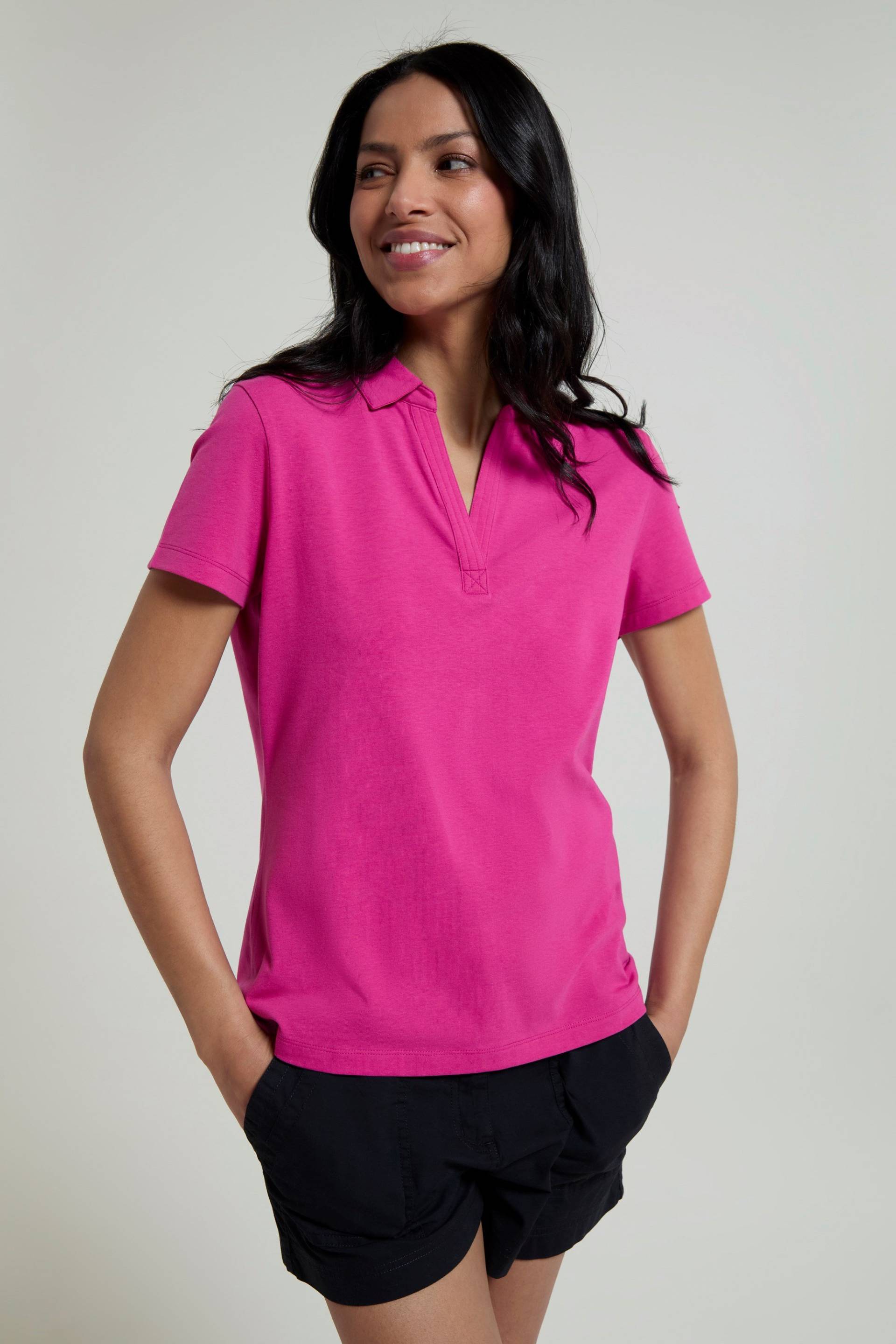 UV-Polo Damen - Intensiv Pink von Mountain Warehouse