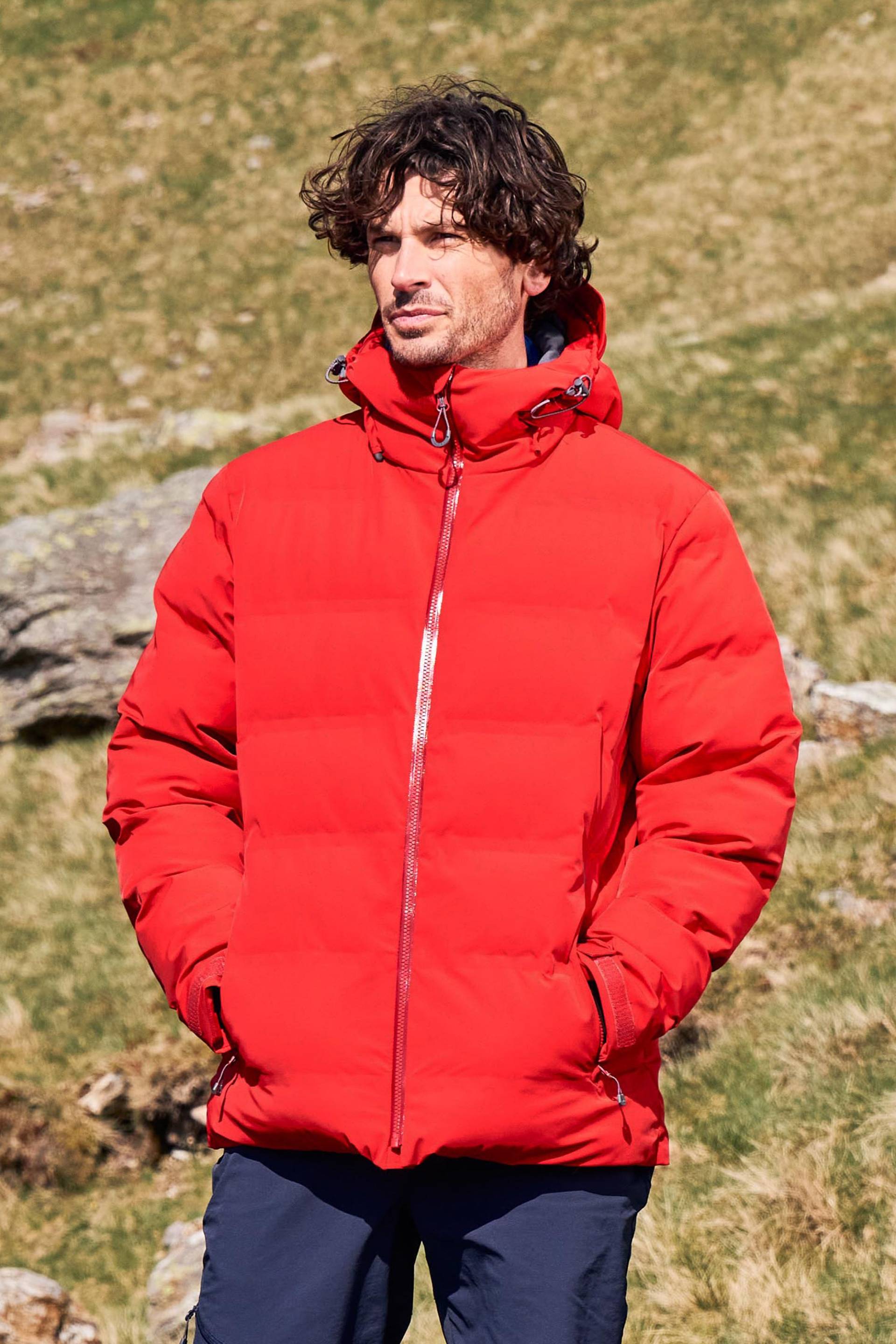 Ultra Jura PrimaLoft® Herren Steppjacke - Rot von Mountain Warehouse