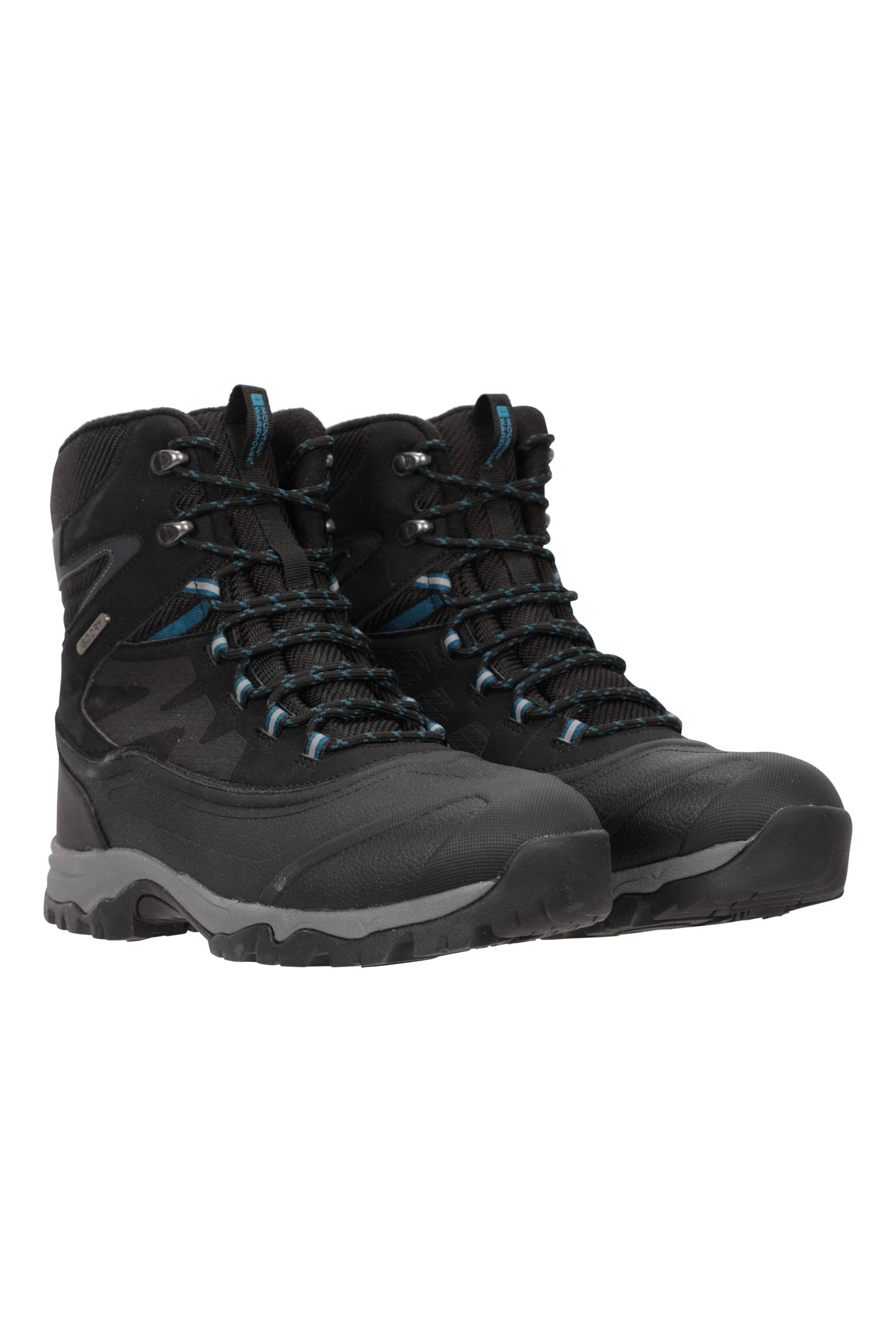 Ultra Piste Basher Wasserdichte Herren-Schneestiefel - Schwarz von Mountain Warehouse