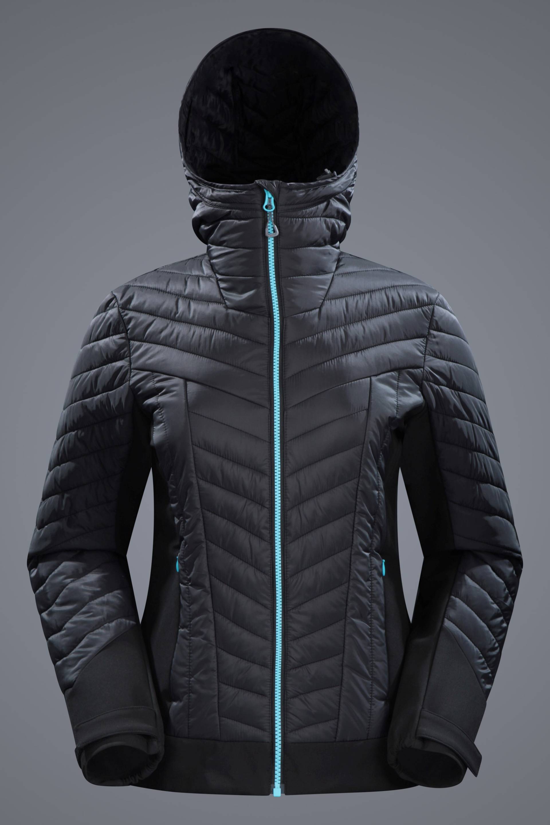 Ultra Siurana Damen Allwetterjacke - Schwarz von Mountain Warehouse