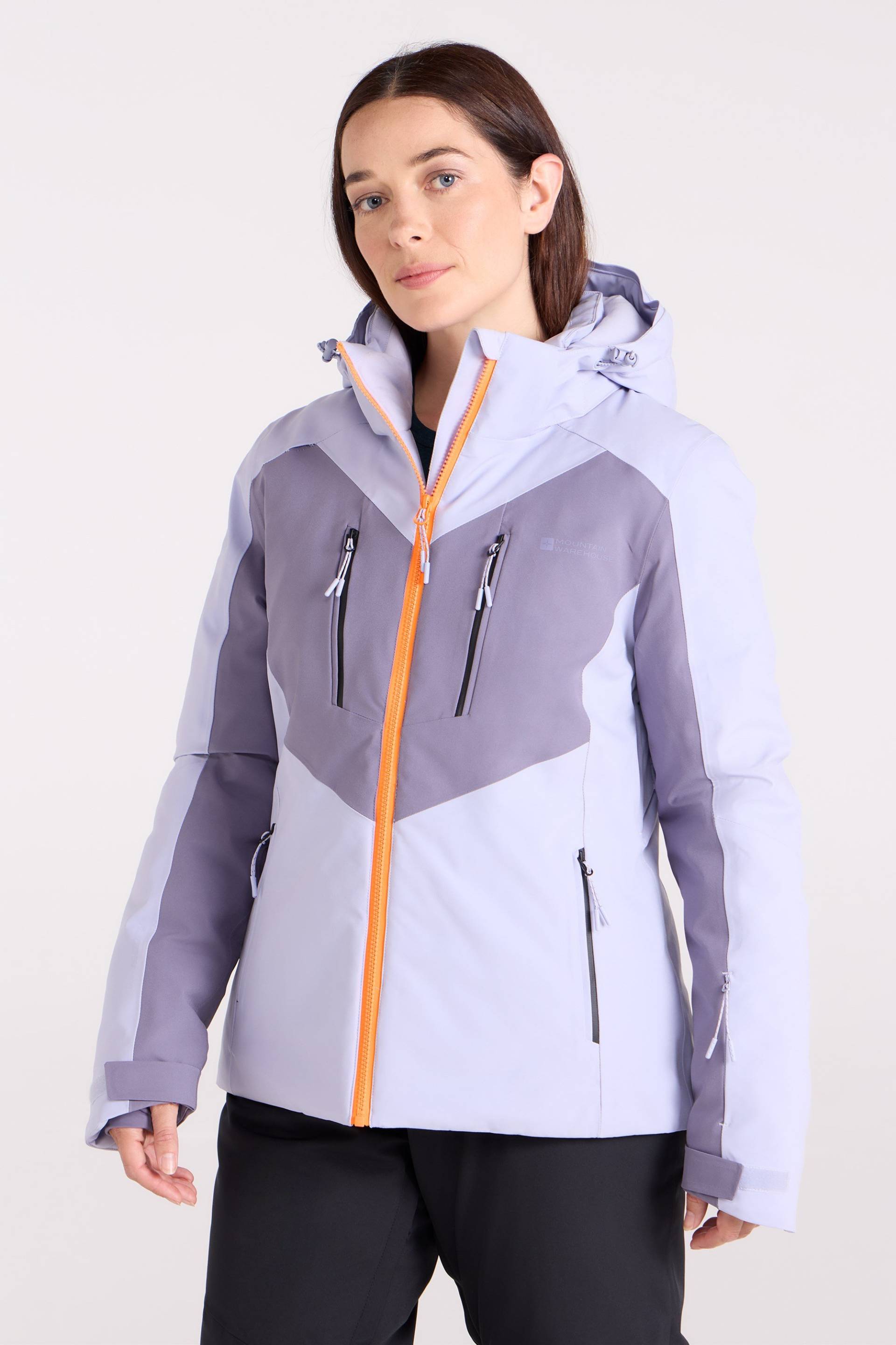 Valais Extreme Wasserdichte Skijacke für Damen - Violett von Mountain Warehouse