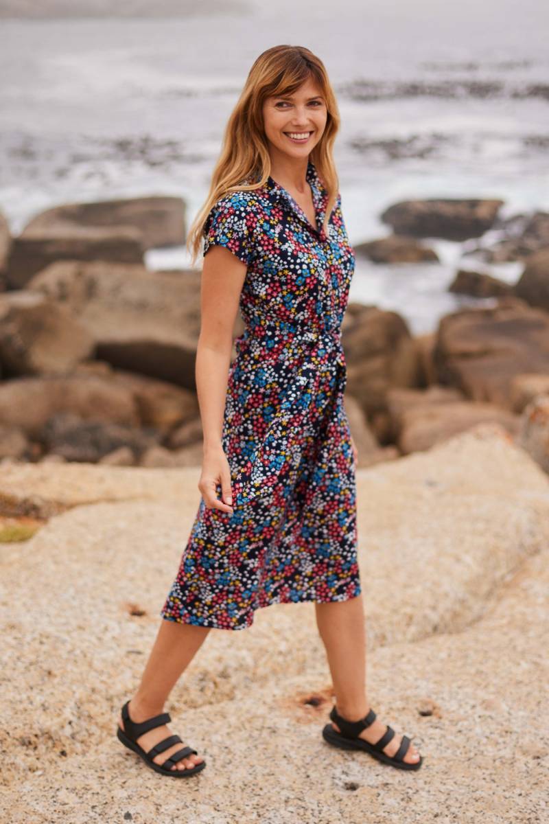 Vienna Gemustertes Damen-Hemdkleid - Mix von Mountain Warehouse