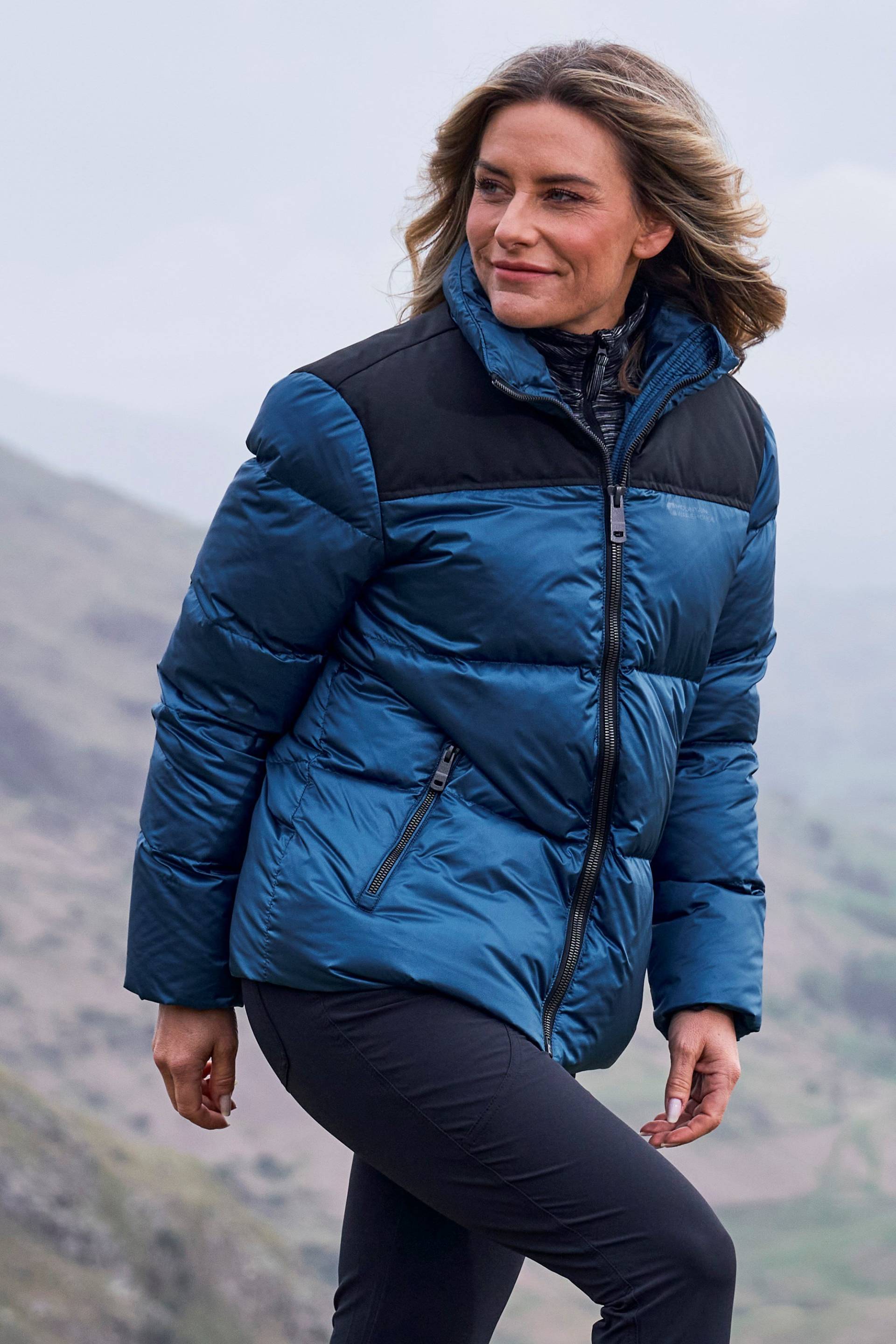 Voltage Extreme Damen-Daunenjacke - Blau von Mountain Warehouse