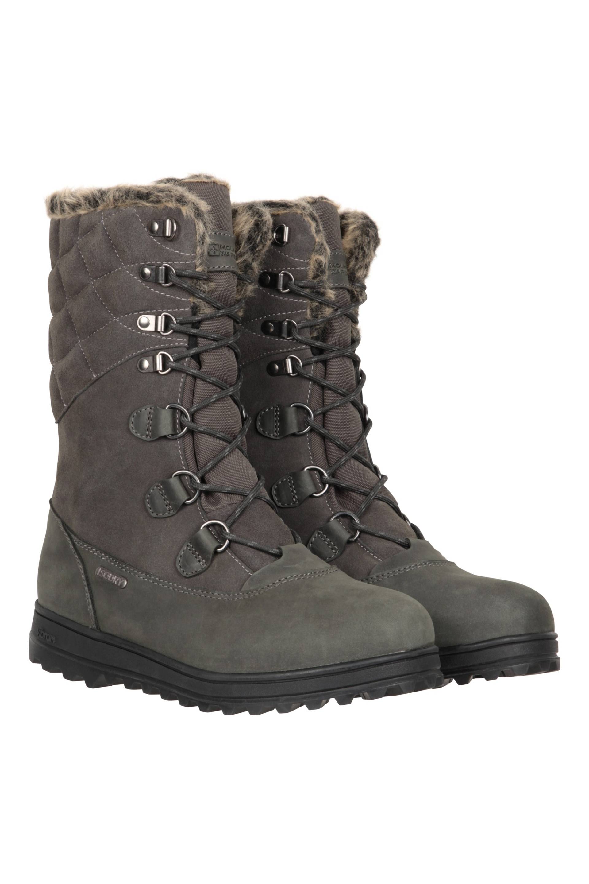 Vostock Damen-Schneestiefel - Grau von Mountain Warehouse