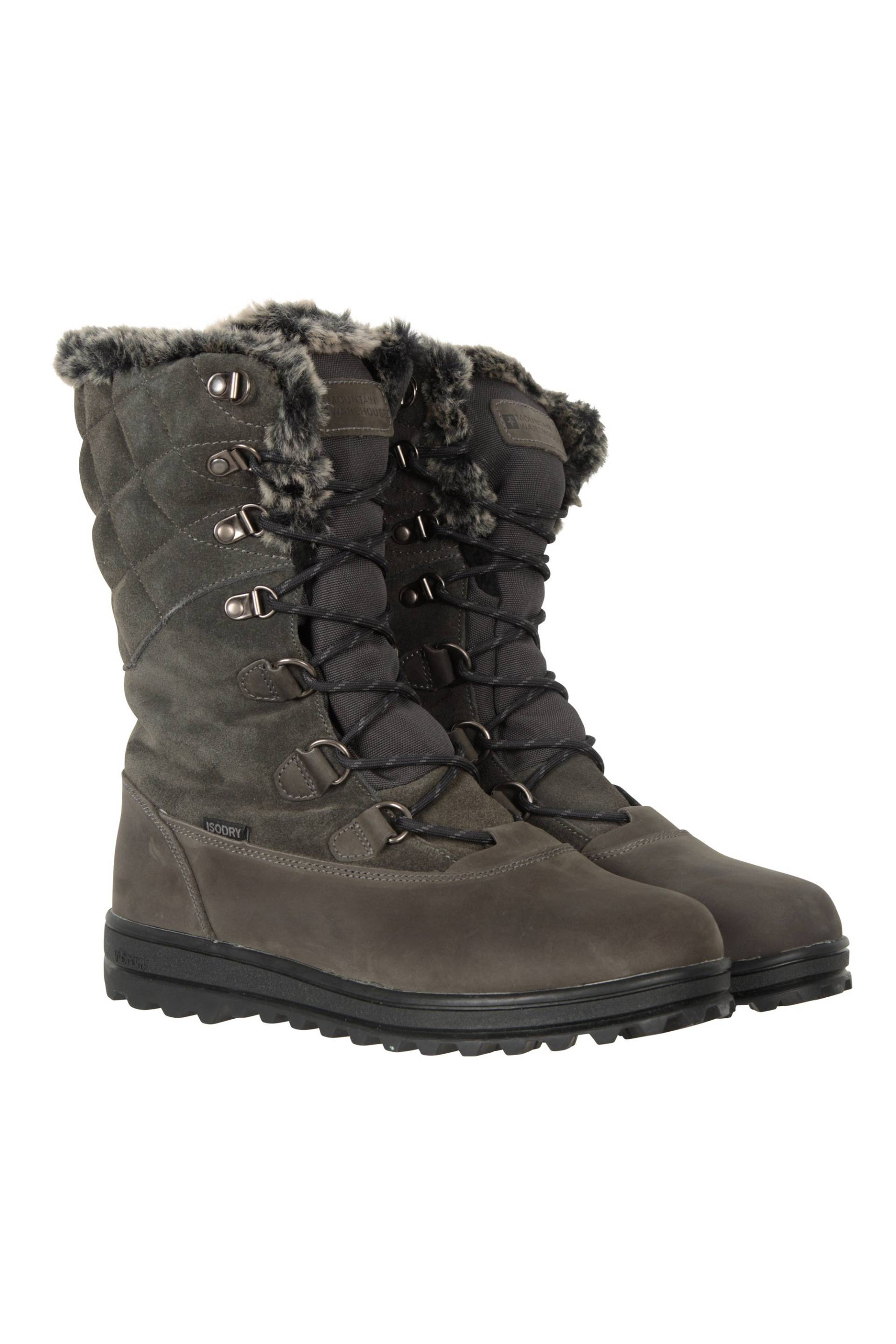 Vostock Damen-Schneestiefel - Grau von Mountain Warehouse