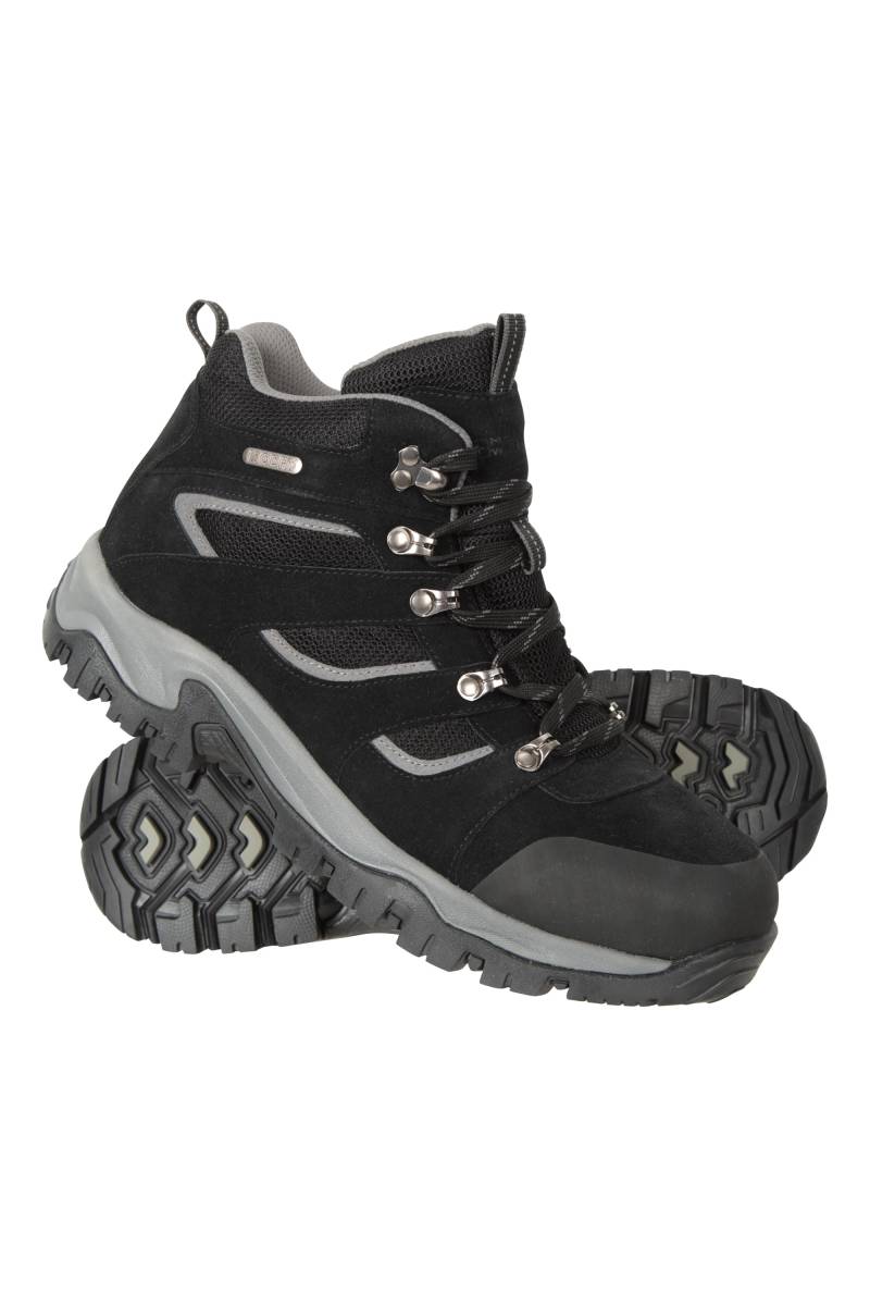 Voyage Wasserdichte Herren Mid-Stiefel - Schwarz von Mountain Warehouse