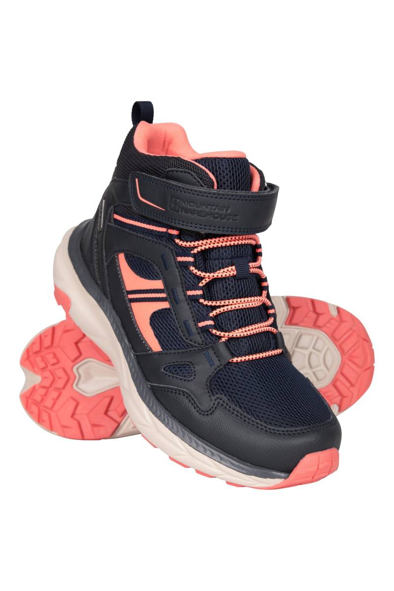 Wander Wasserdichte Kinder Wanderstiefel - Marineblau von Mountain Warehouse