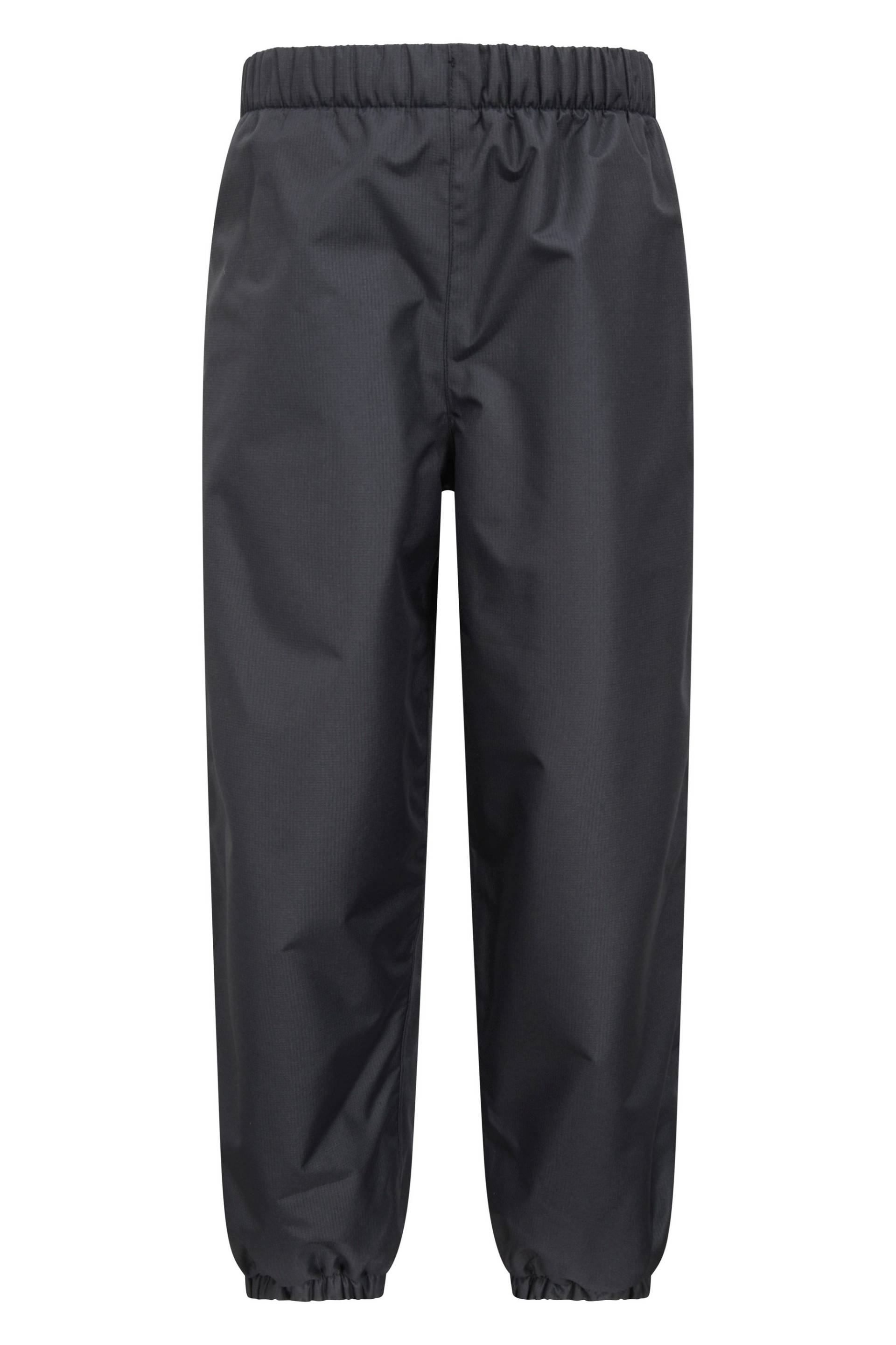 Wasserdichte Gefütterte Ripstop Kinderhose - Schwarz Wasserdichte Gefütterte Ripstop Kinderhose - Schwarz von Mountain Warehouse
