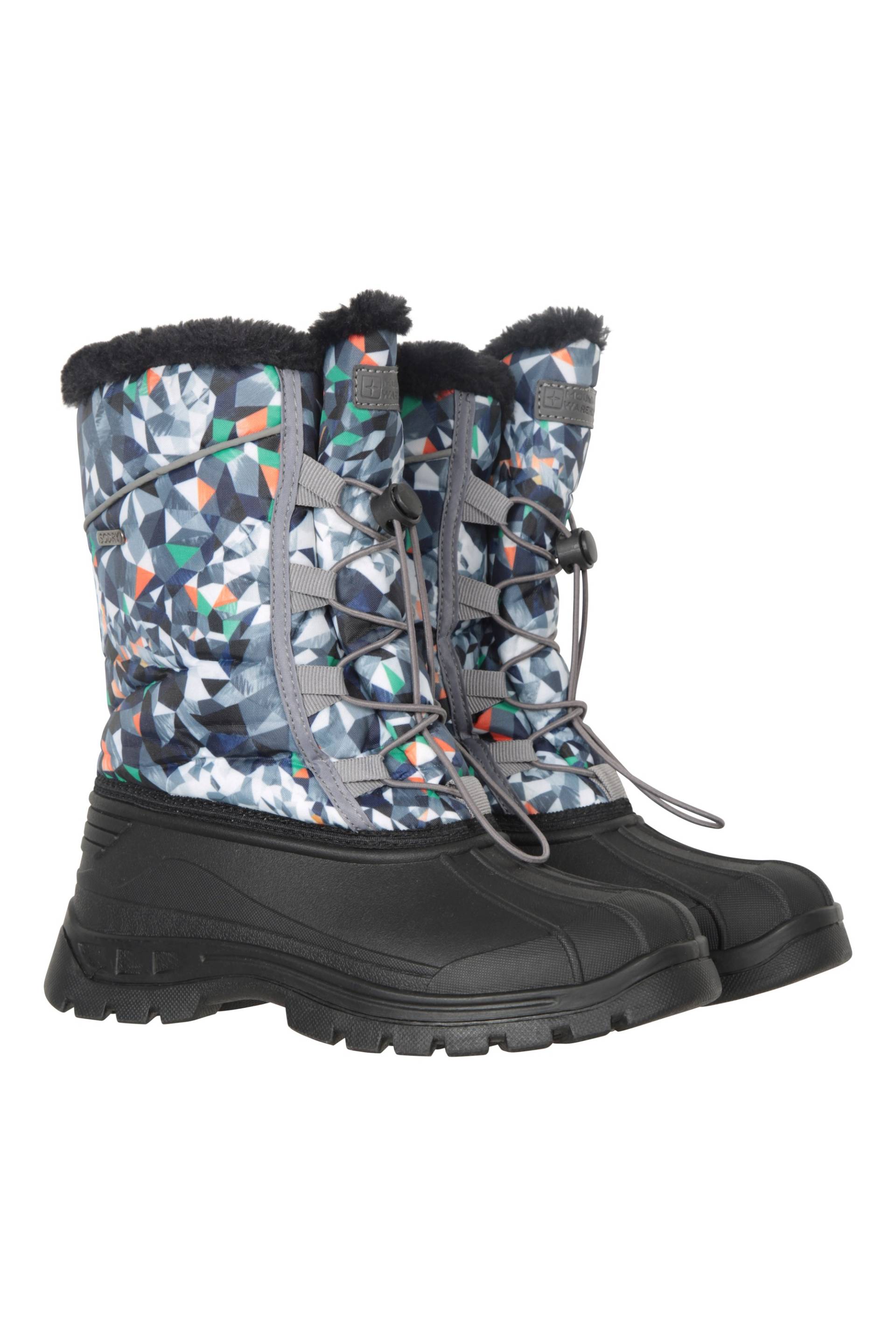 Whistler Bedruckte Kinder Schneestiefel - Grau von Mountain Warehouse