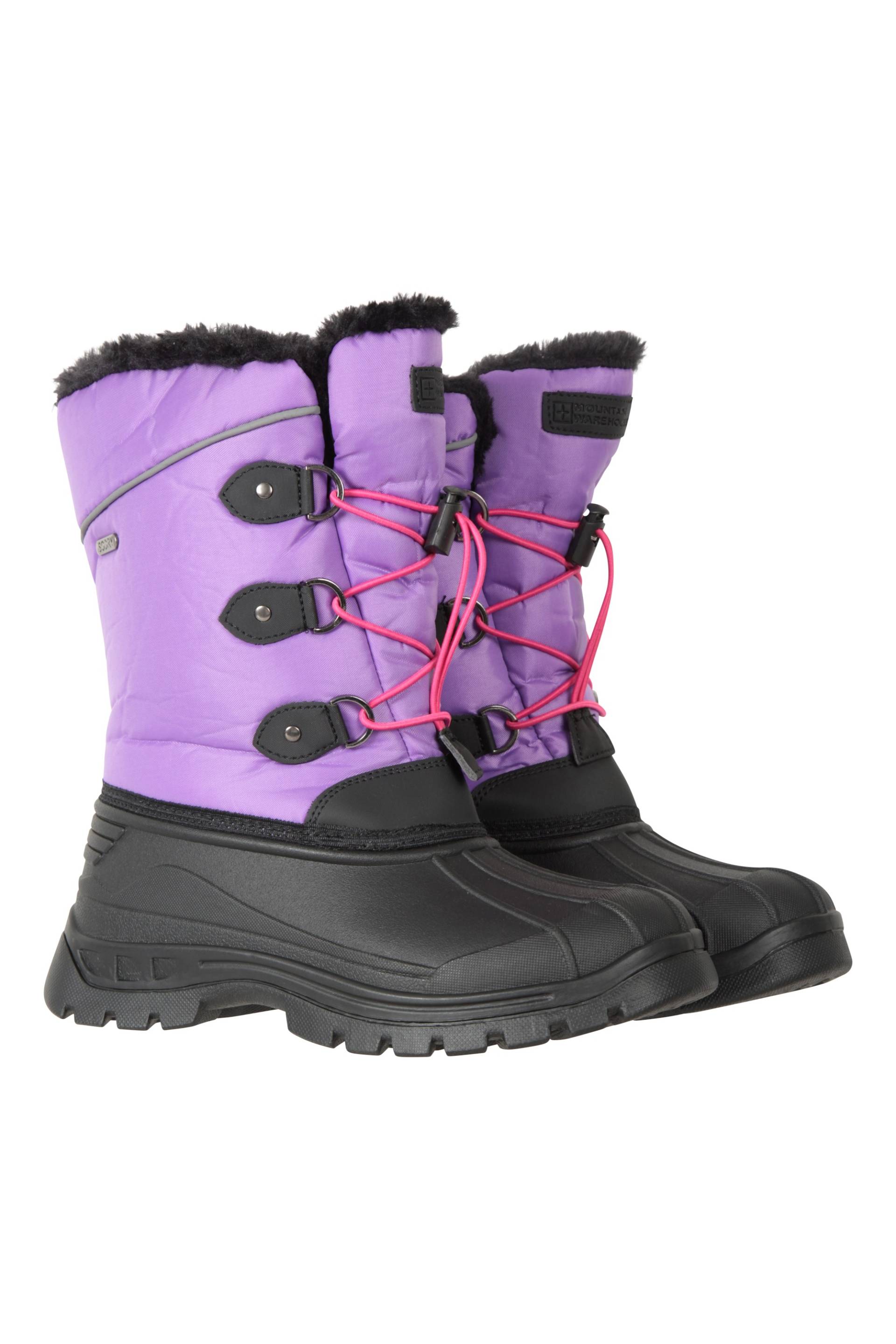 Whistler Kinder-Schneestiefel - Dunkel Lila von Mountain Warehouse