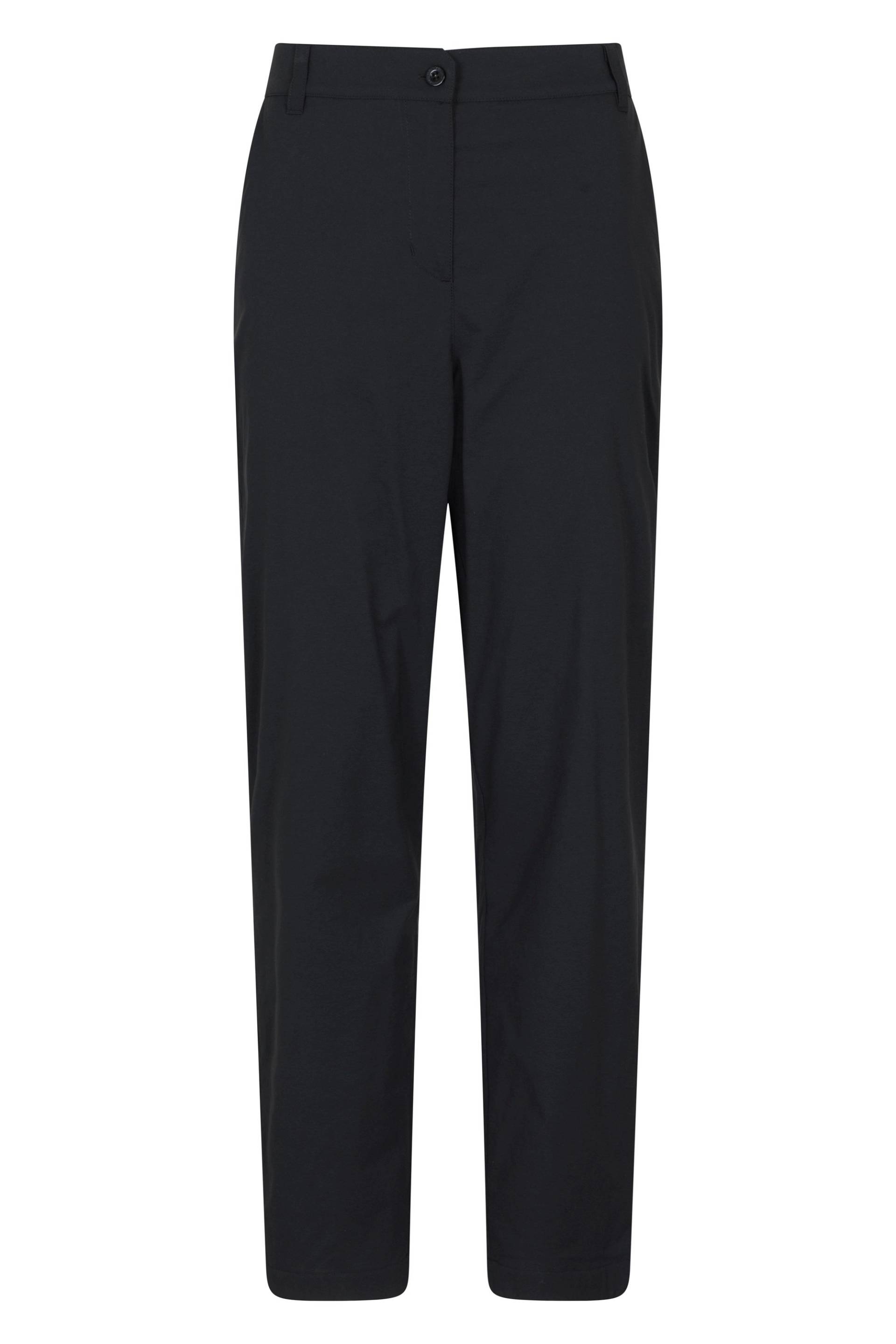 Winter Delta  Fleecegefütterte Damenhose - kurze Länge - Schwarz von Mountain Warehouse