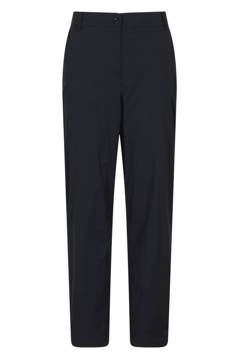 Winter Delta  Fleecegefütterte Damenhose - kurze Länge - Schwarz von Mountain Warehouse