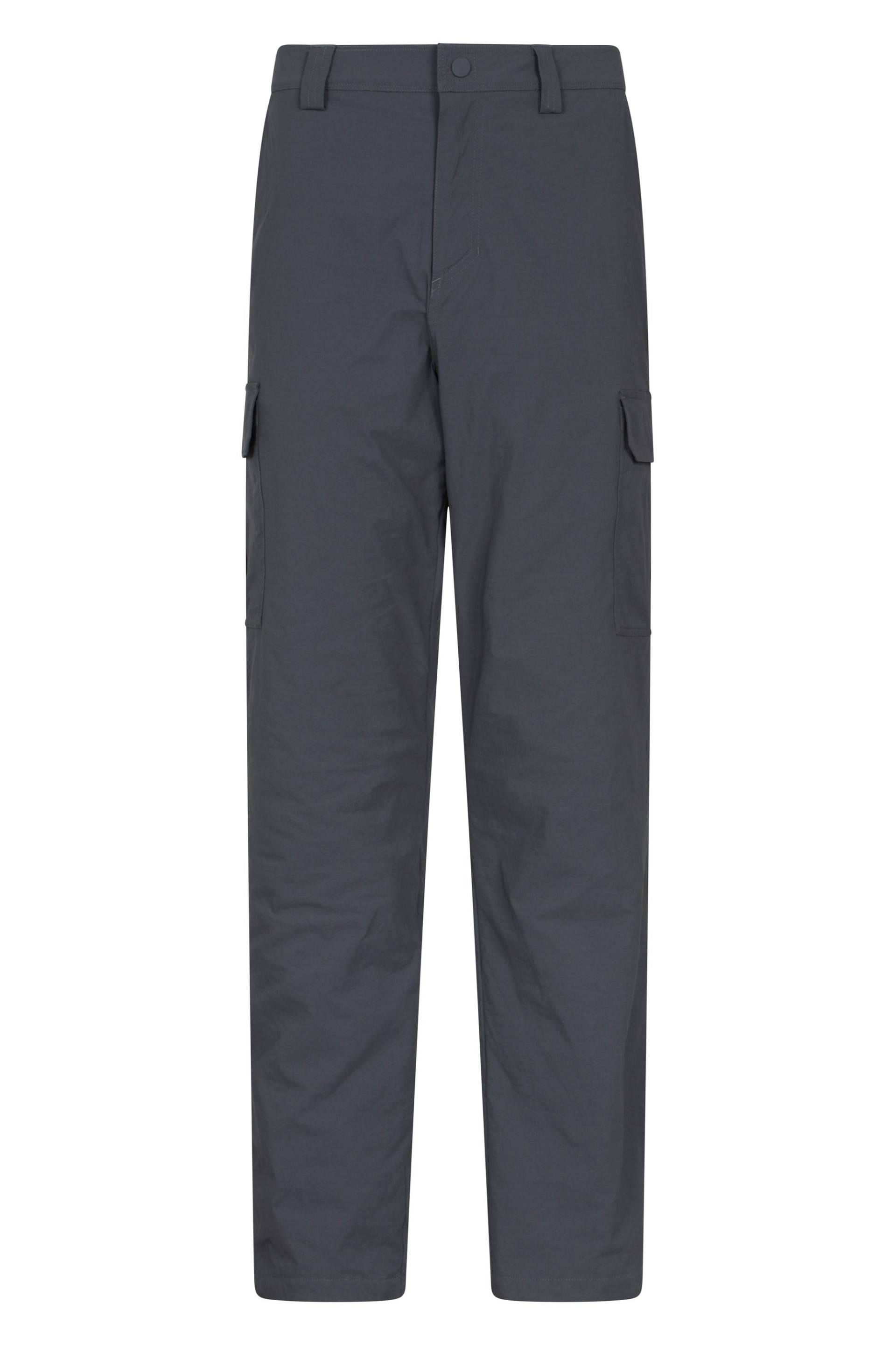 Winter Delta Fleecegefütterte Herrenhose - reguläre Länge - Grau von Mountain Warehouse