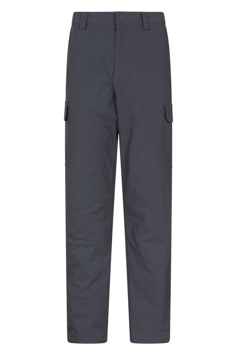 Winter Delta Fleecegefütterte Herrenhose - reguläre Länge - Grau von Mountain Warehouse