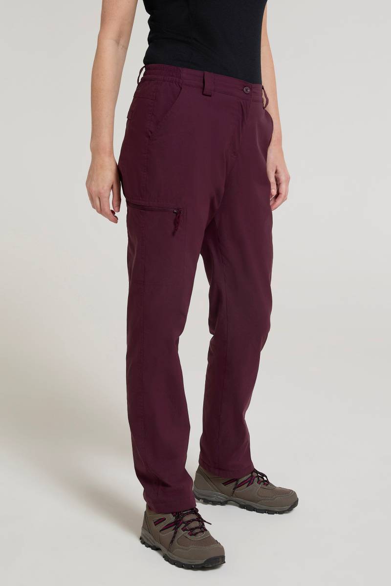 Winter Hiker Damen-Stretchhose - Burgunderrot von Mountain Warehouse