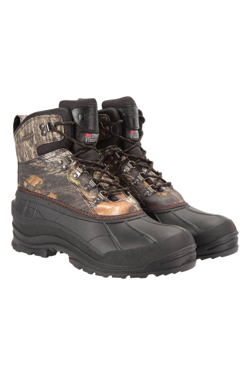 Woodland Camo Herren-Schneestiefel - Grün von Mountain Warehouse