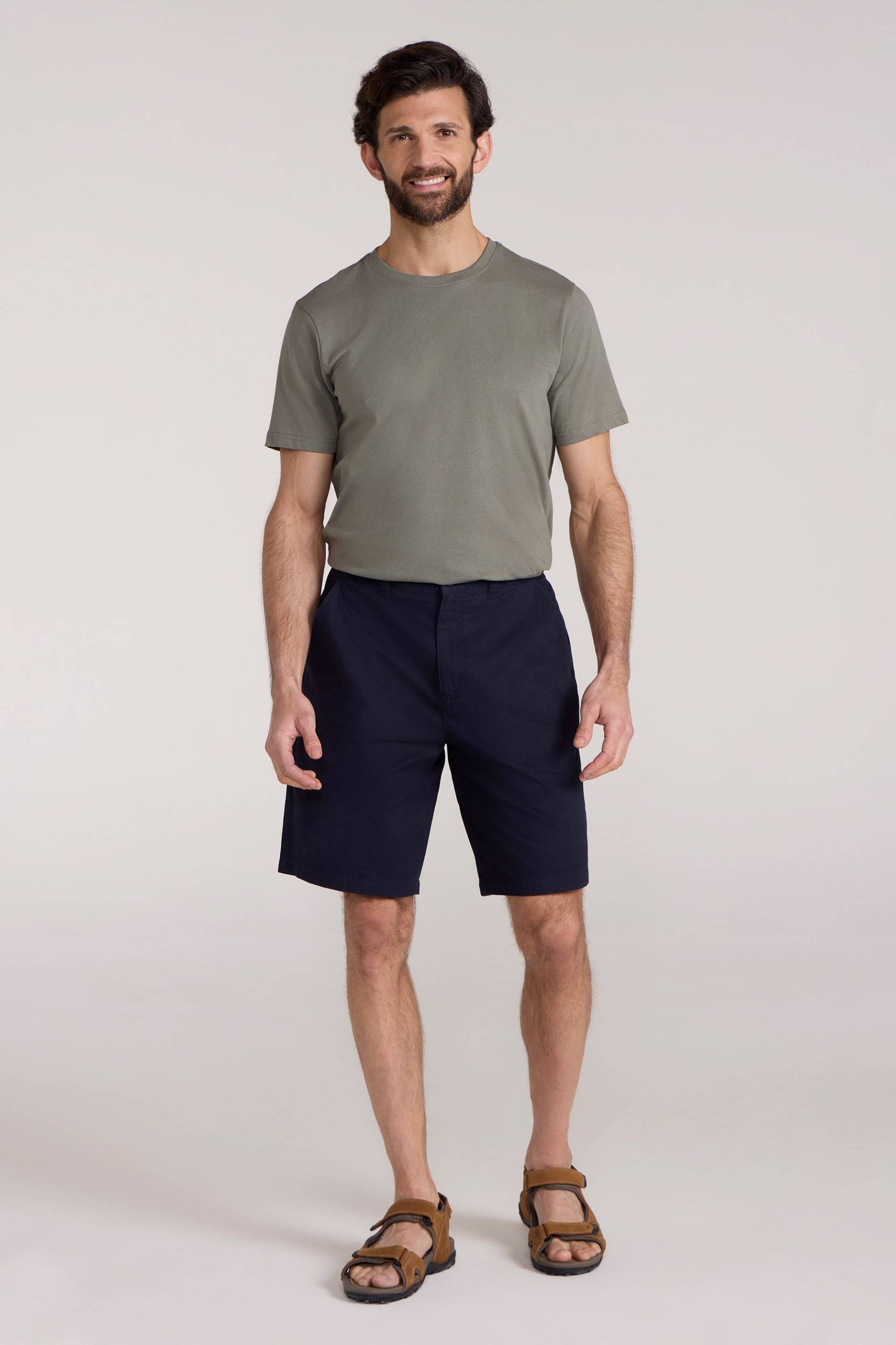 Woods Herren Chino Shorts - Marineblau von Mountain Warehouse