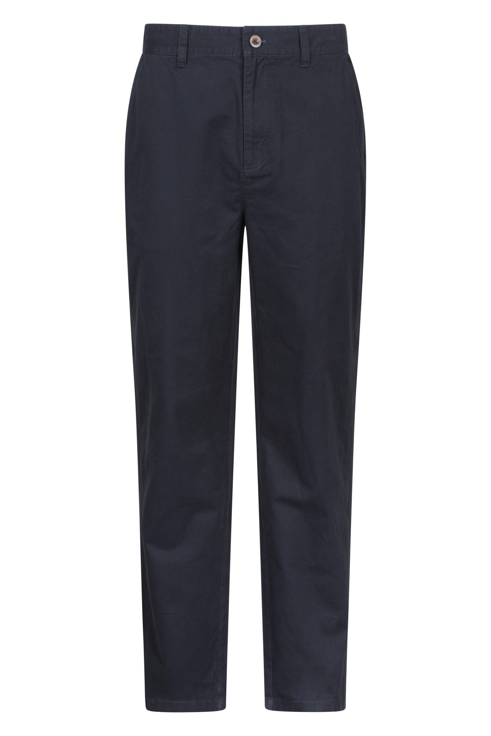 Woods Herren-Chinos - reguläre Länge - Dark Blau von Mountain Warehouse