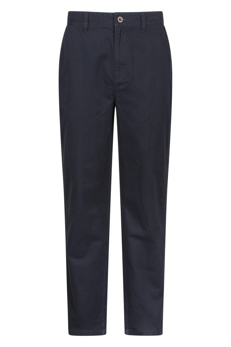Woods Herren-Chinos - reguläre Länge - Dark Blau von Mountain Warehouse