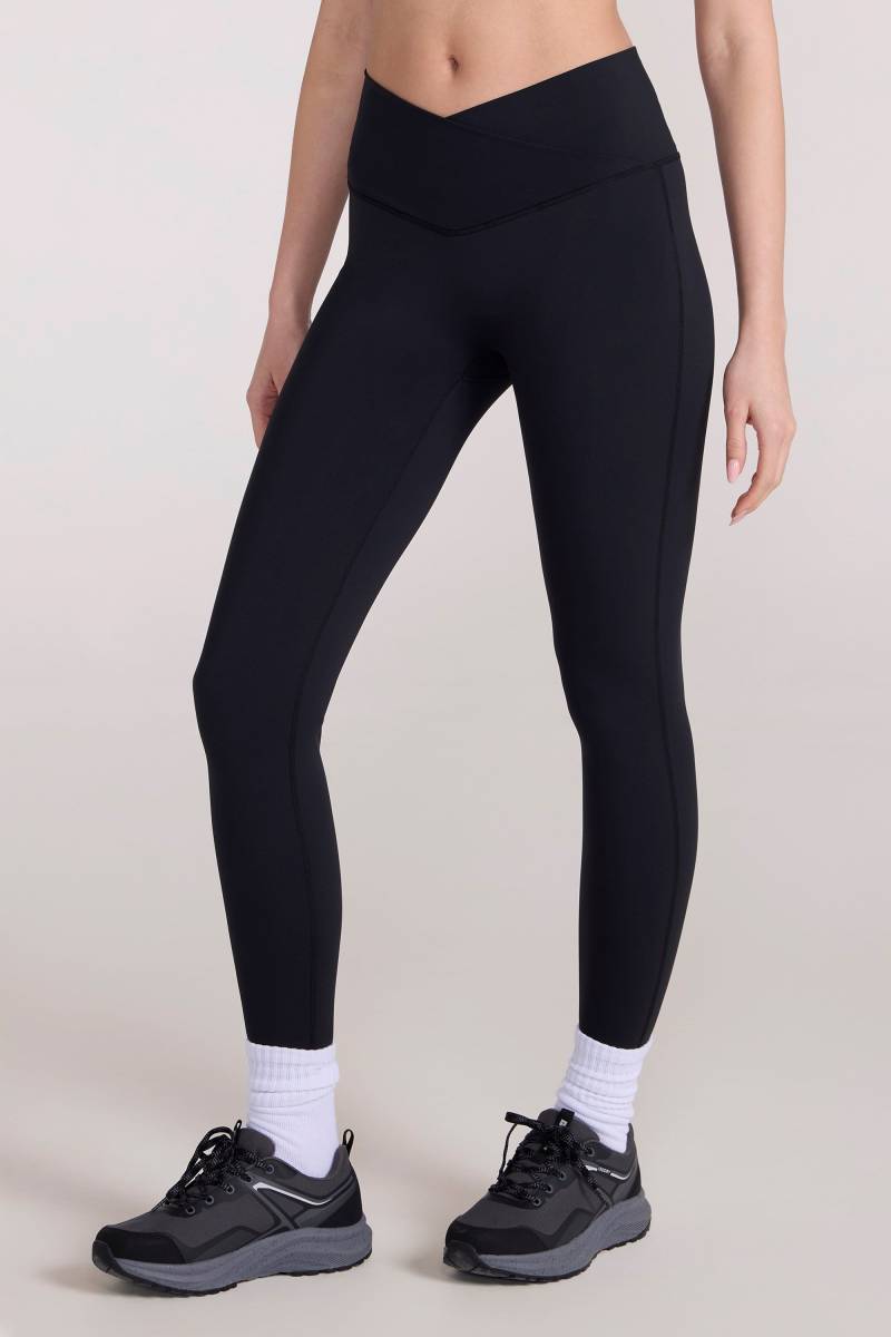 Wrap Waist Damen-Leggings - Schwarz von Mountain Warehouse