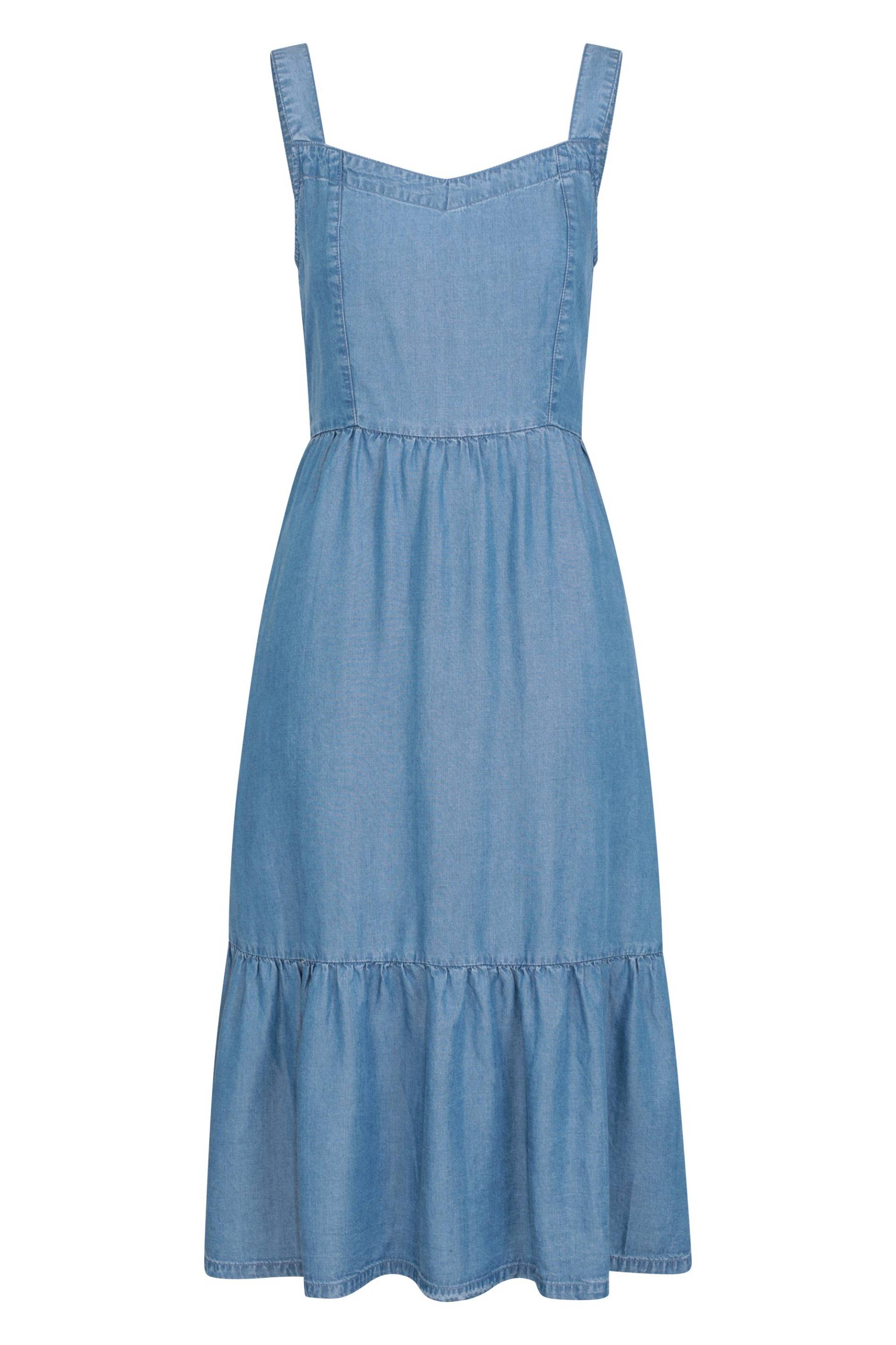 Zante Chambray Damen Midikleid - Blau von Mountain Warehouse